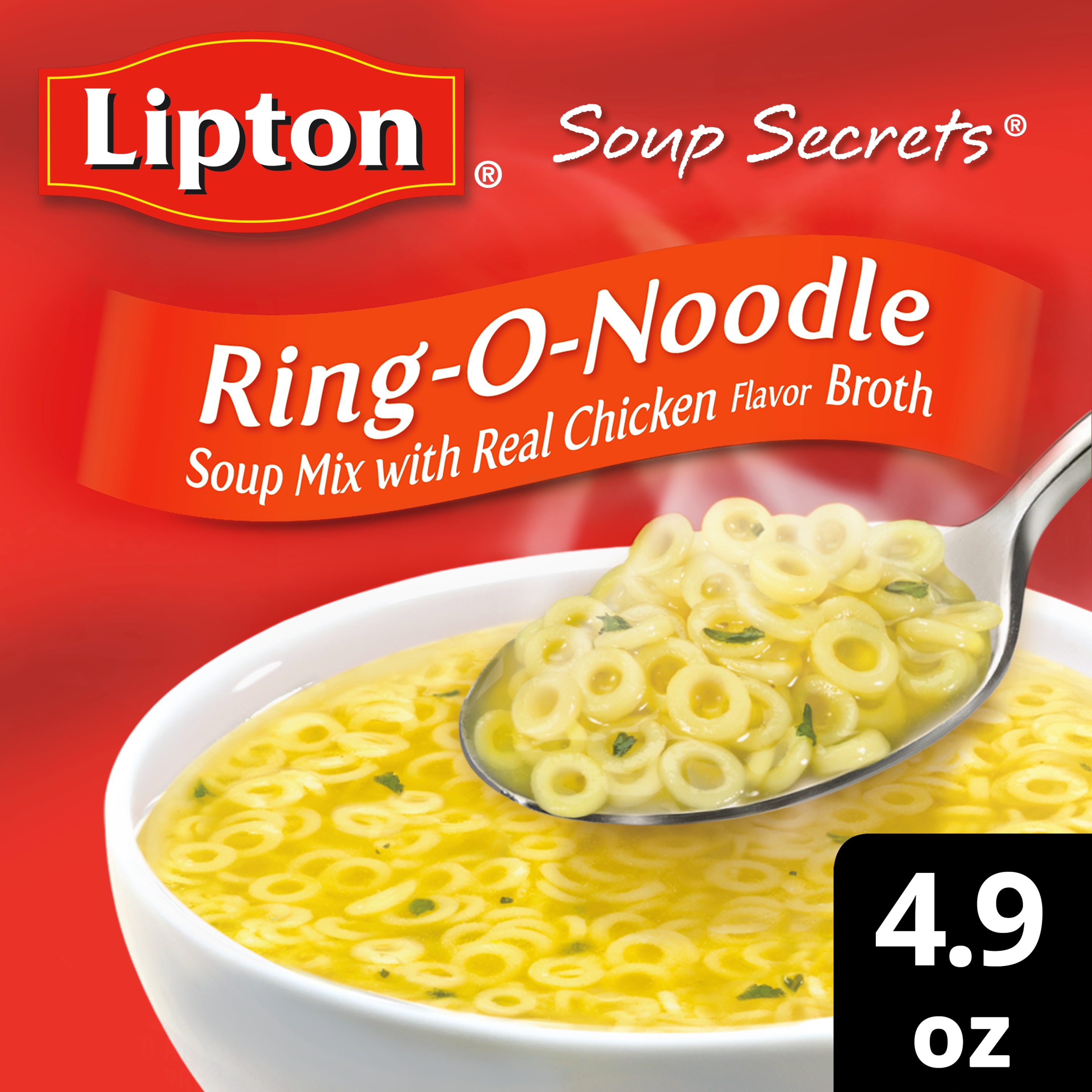 Lipton Ring-O-Noodle Chicken Flavor Soup Mix