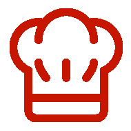 Ilustración de una gorra de chef