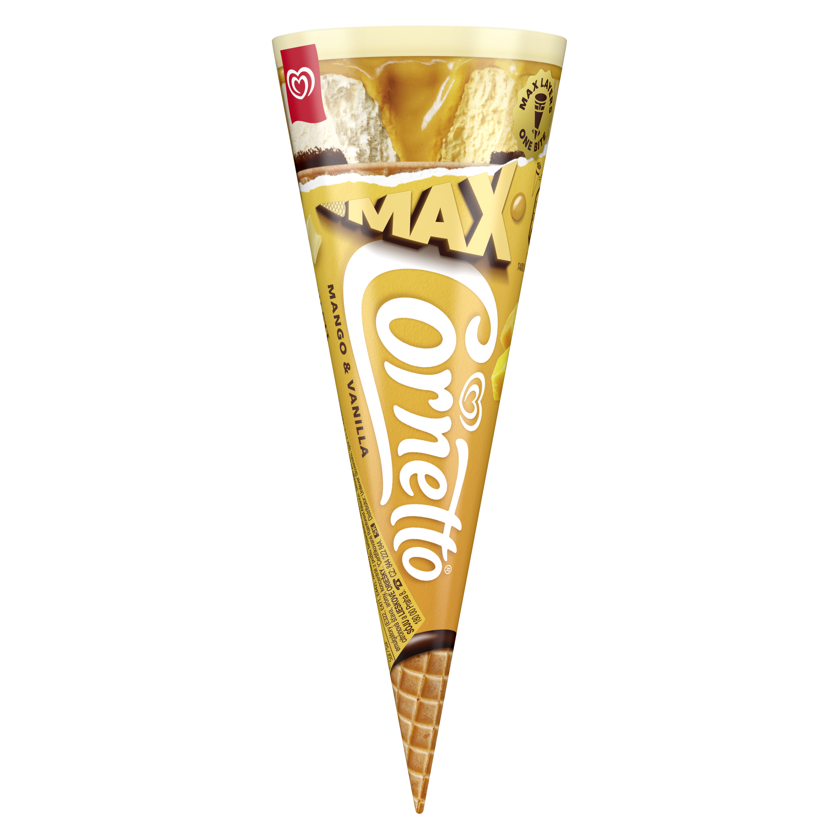 Cornetto Mango & Vanilj packshot