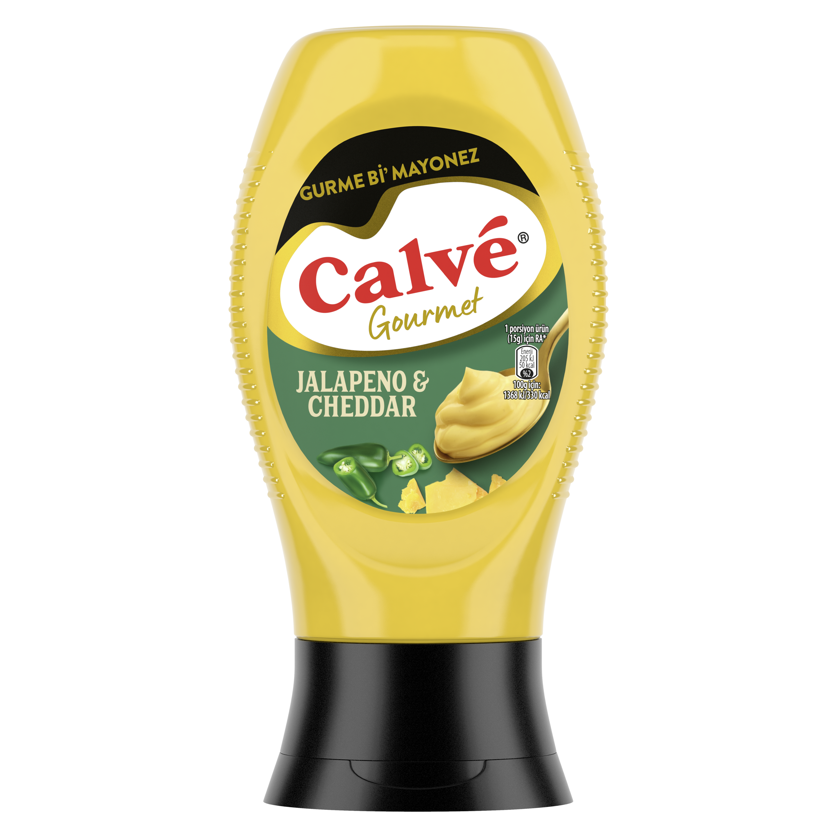 Calve Jalapeno & Cheddar Mayonez packshot