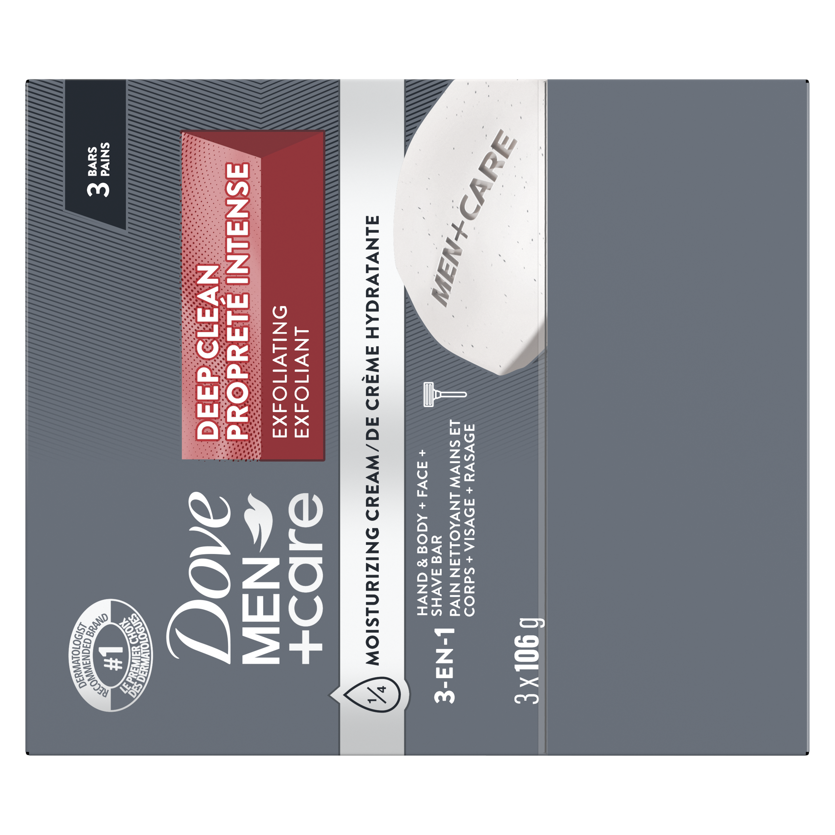 Dove Men+Care Deep Clean Body and Face Bar