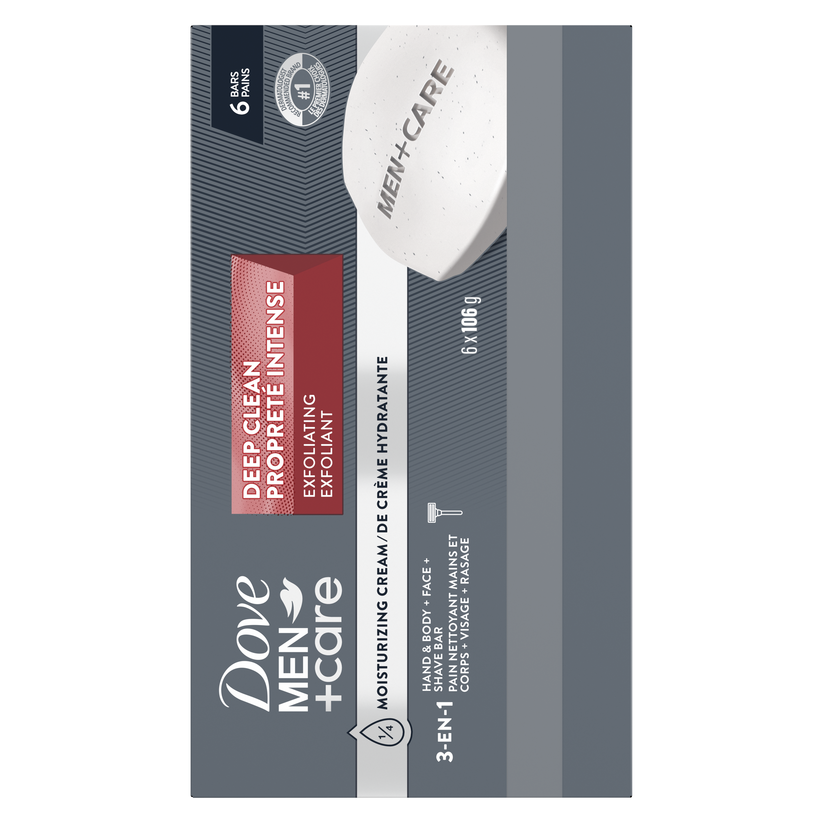 Dove Men+Care Deep Clean Body and Face Bar