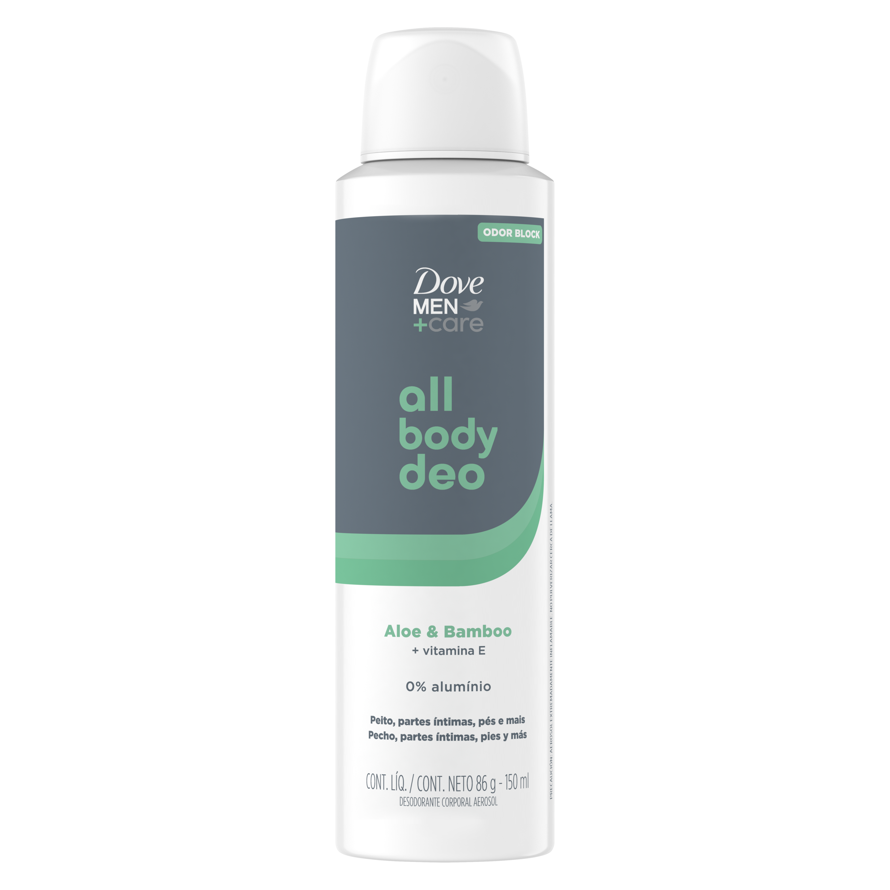 Dove Men+Care Aloe and Bamboo 150ml packshot