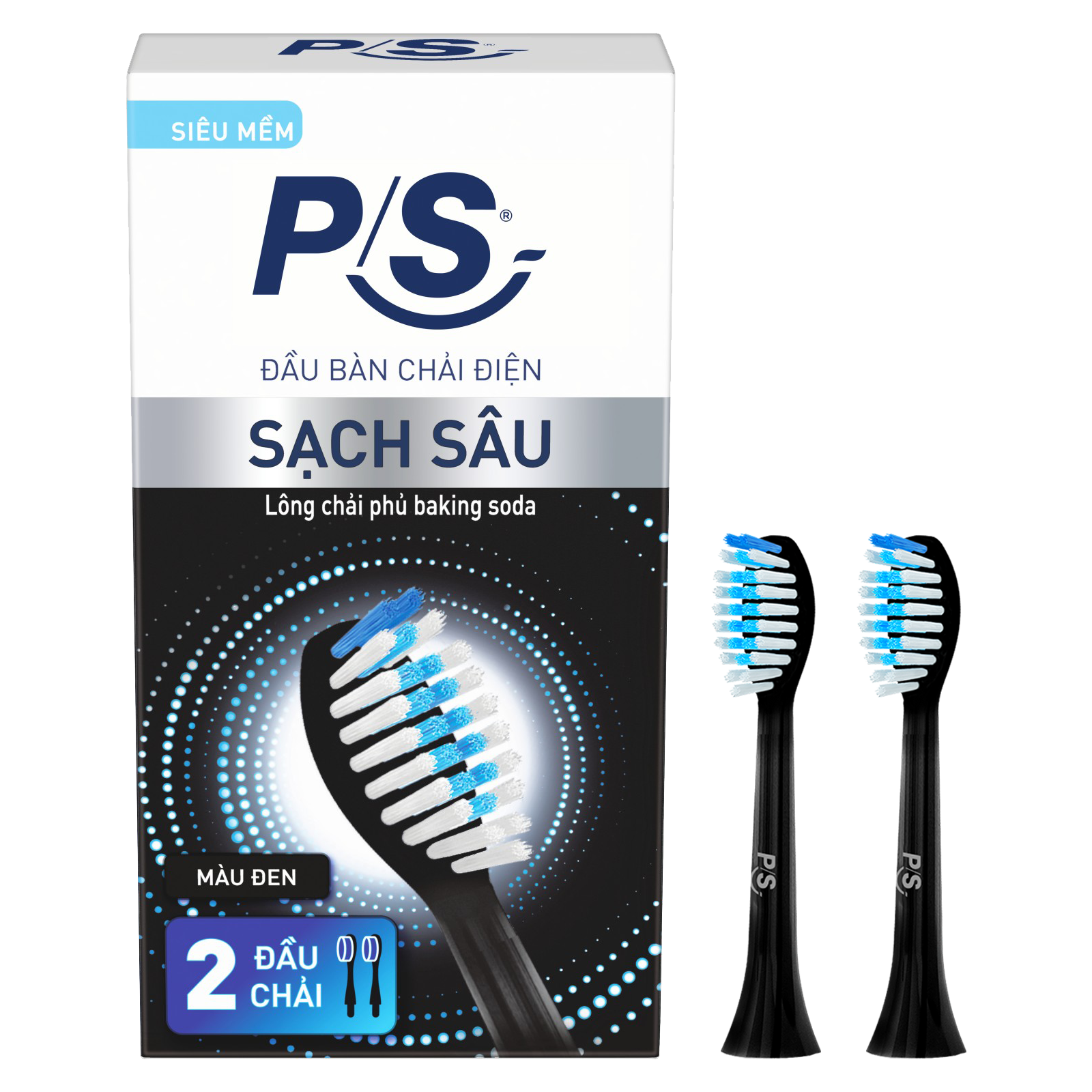 Đầu bàn chải điện P/S Sạch Sâu - màu đen