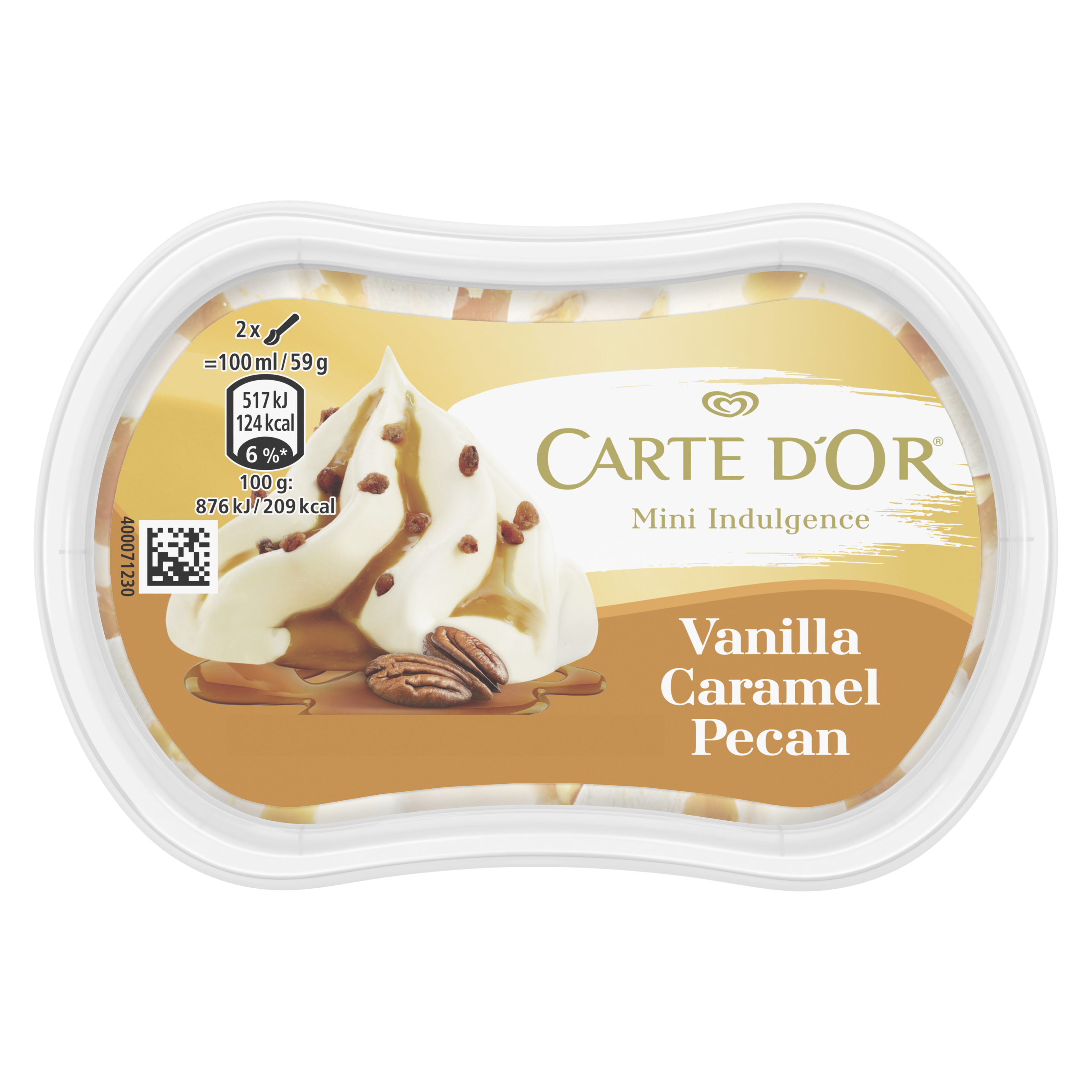 Carte D'Or Mini Indulgence Vanilla Caramel Pecan 200ml