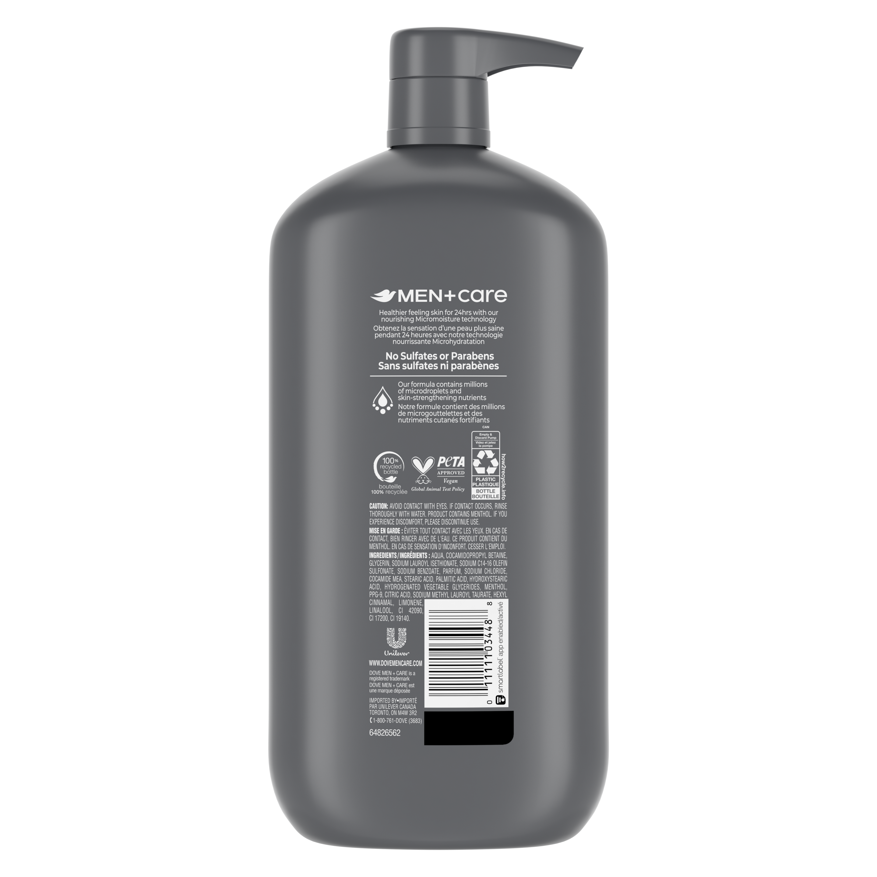 Men+Care Refreshing Extra Fresh Body + Face Wash