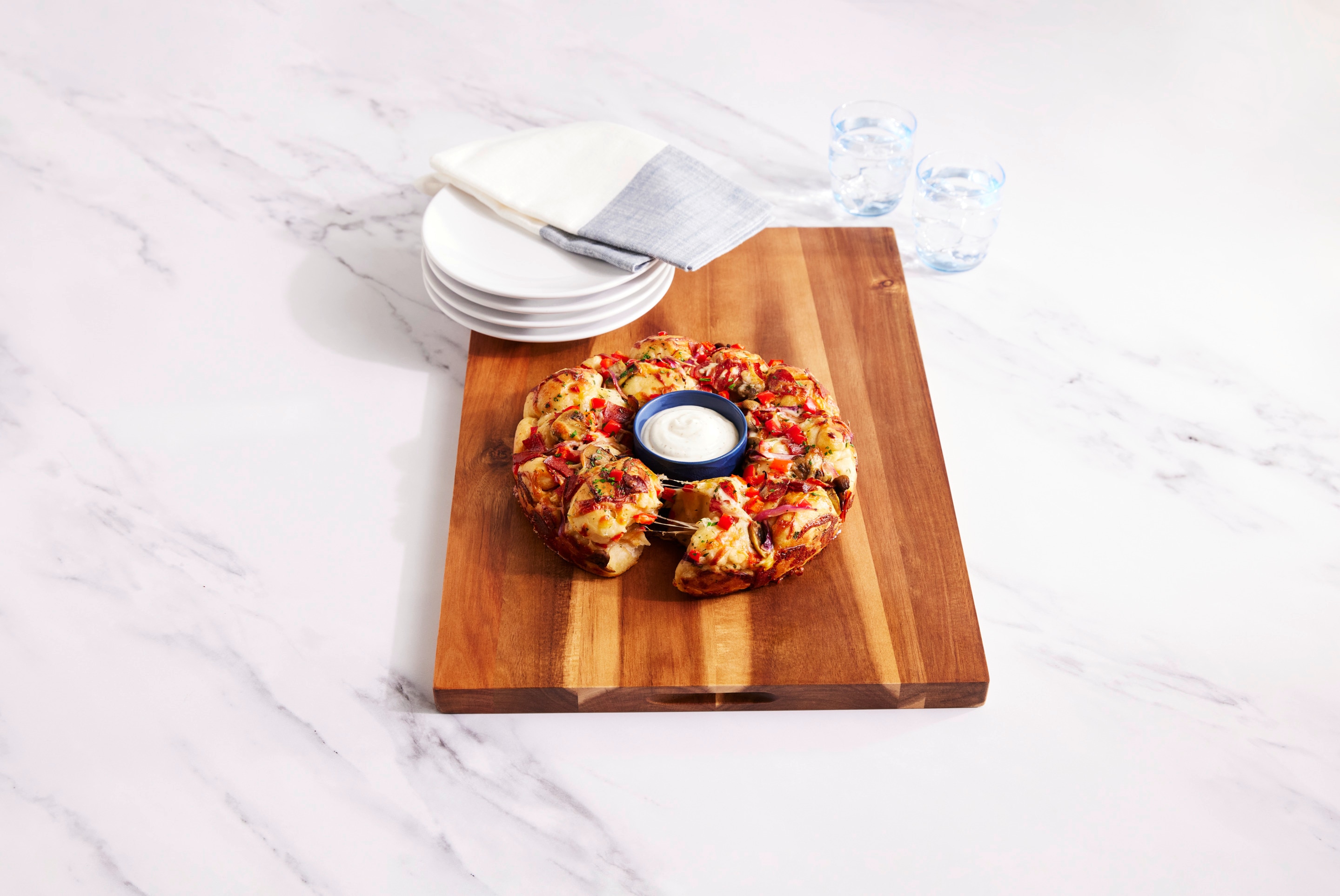 Pull-Apart Pizza Bread