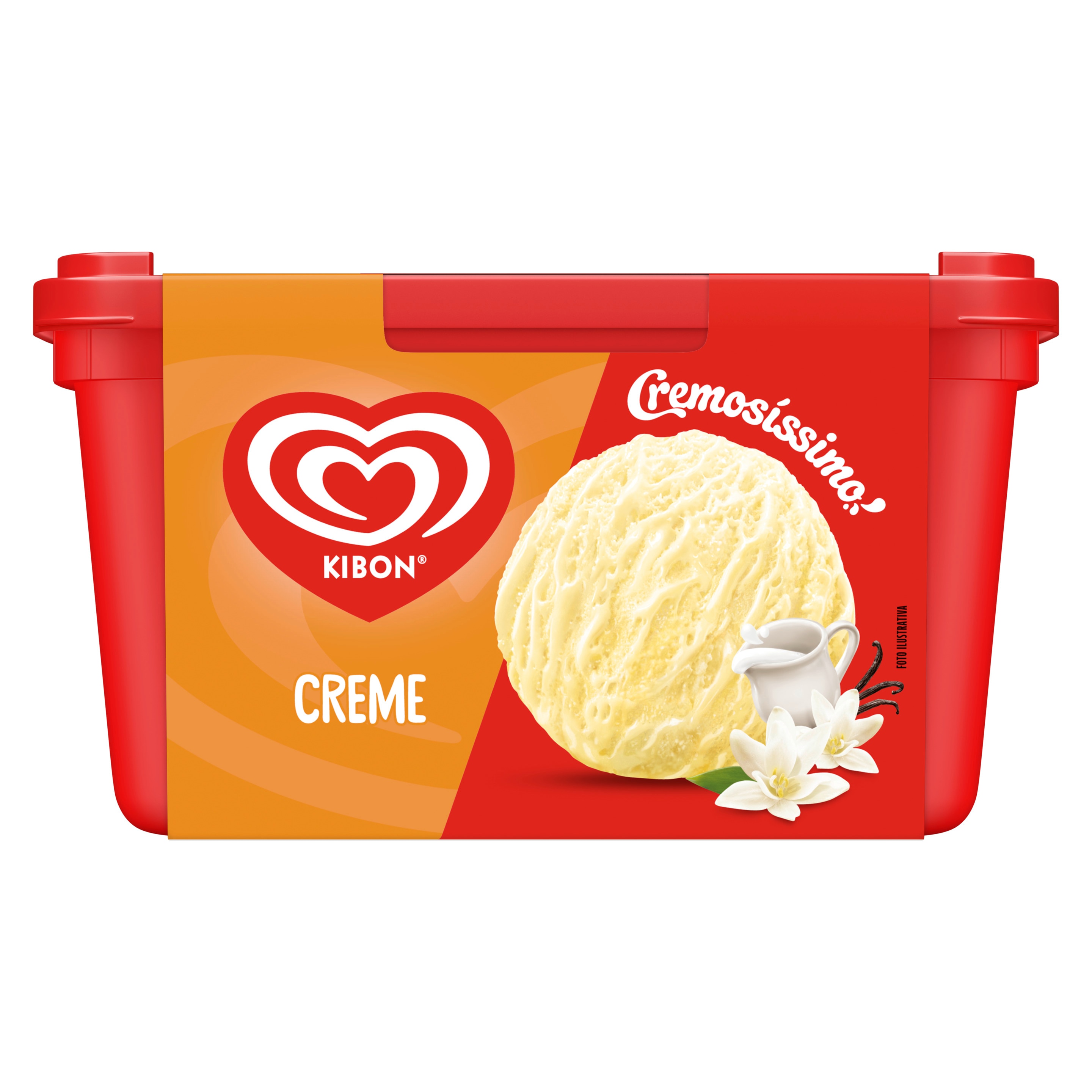 Pote do sorvete cremosíssimo creme