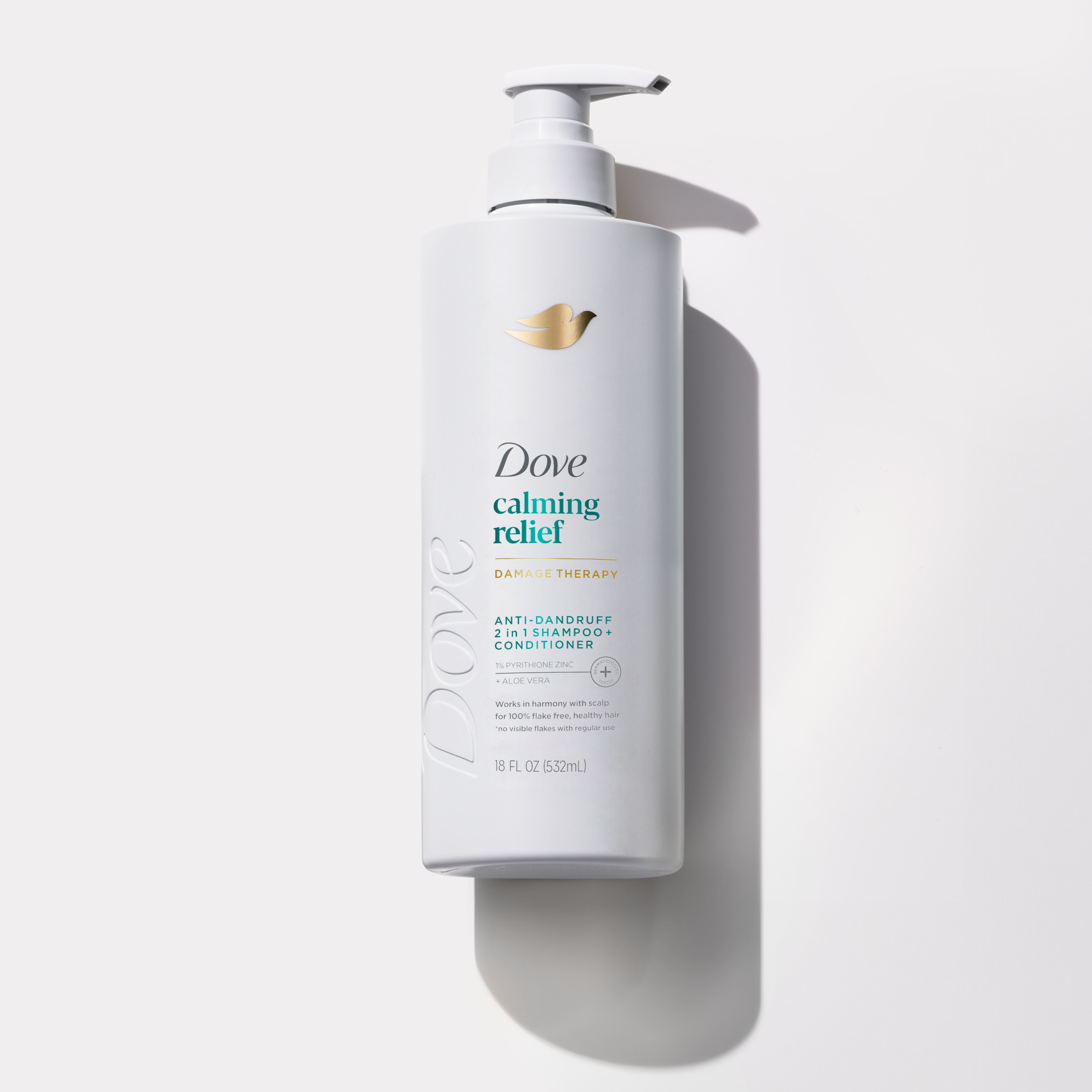 Dove Damage Therapy Calming Relief 2 in 1 Anti-Dandruff Shampoo and Conditioner