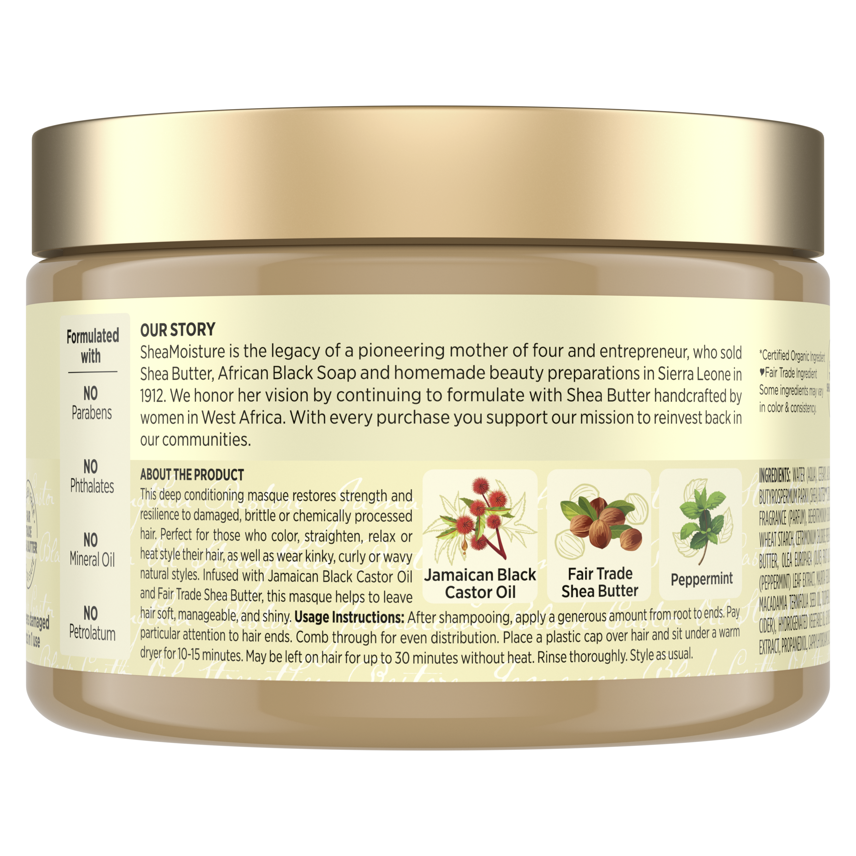 Jamaican Black Castor Oil Strengthen & Restore Treatment Masque