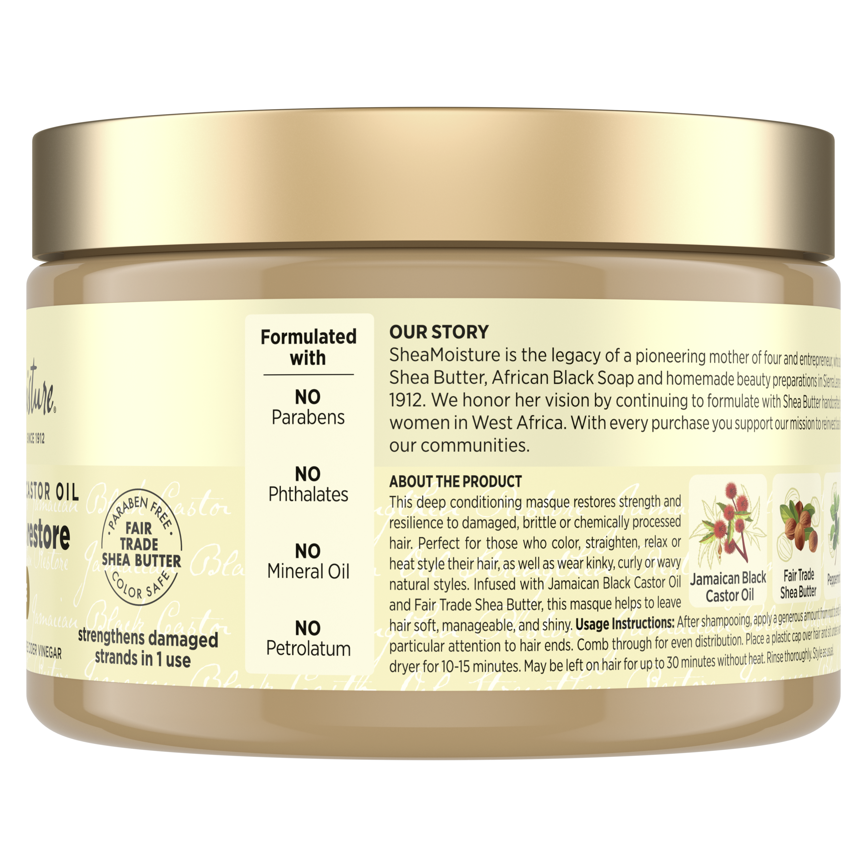 Jamaican Black Castor Oil Strengthen & Restore Treatment Masque