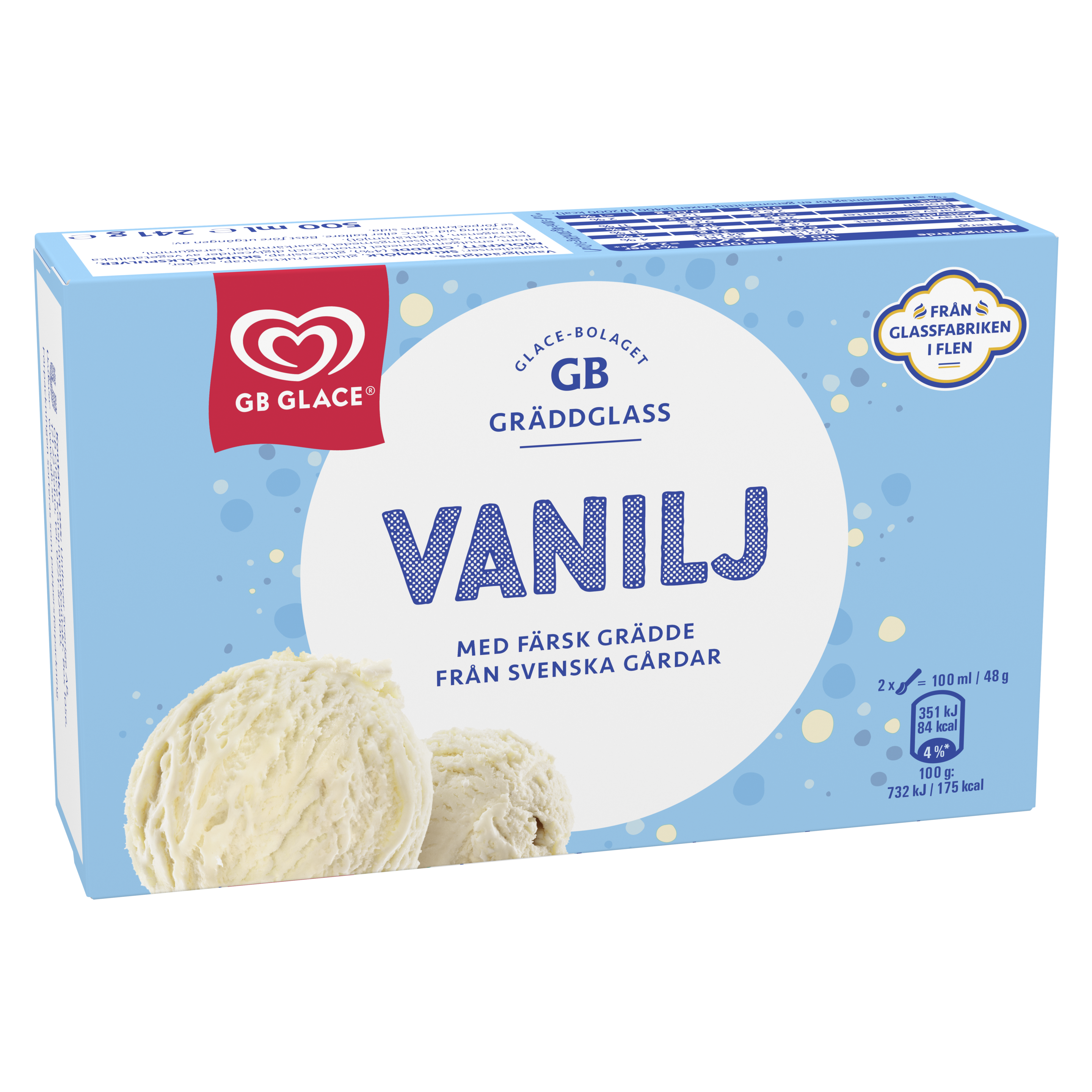 GB Gräddglass Vanilj packshot