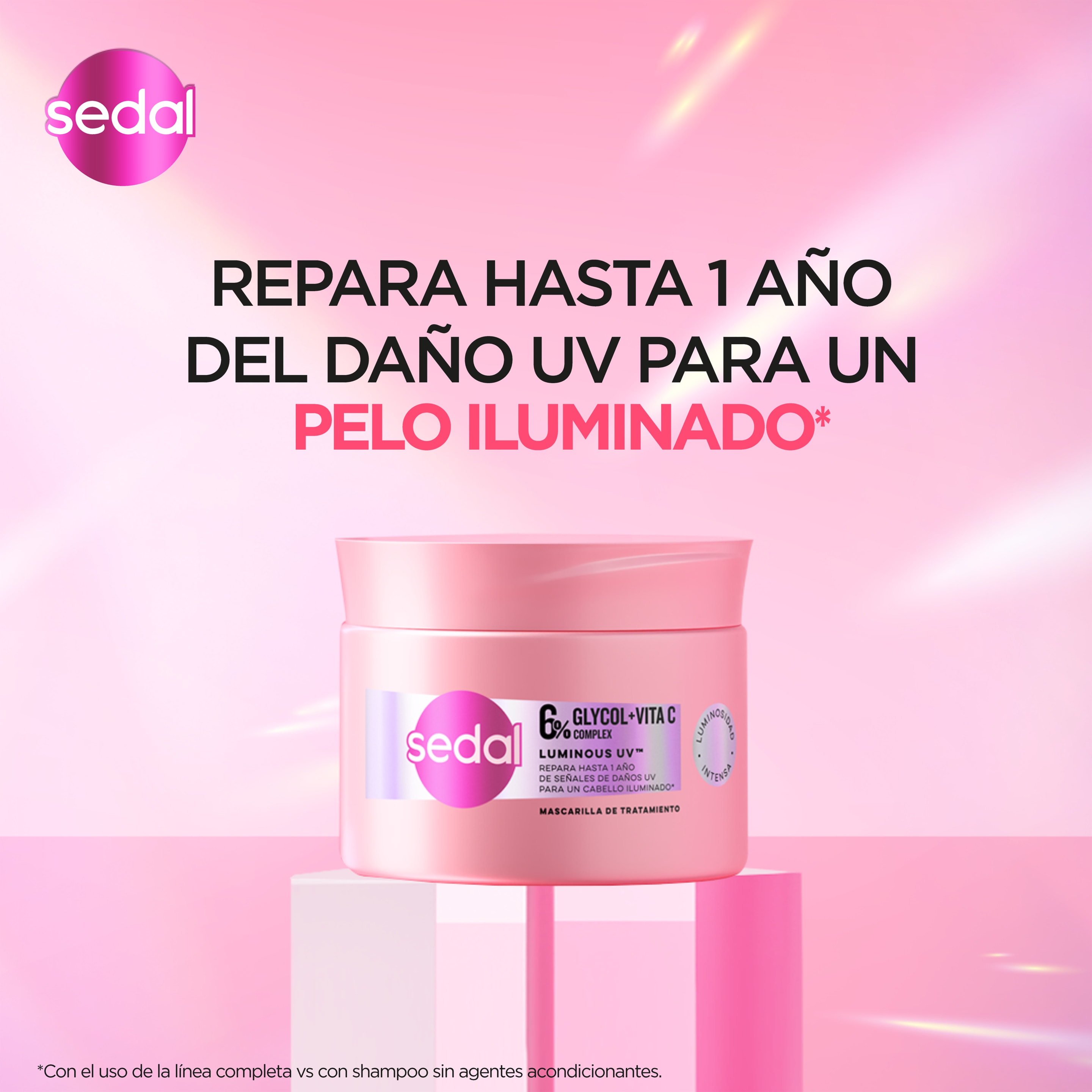 Máscara de Tratamiento Sedal Glycol + Vita C