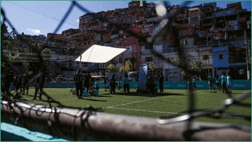 Sessão de fotos com o time do presente