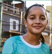 Ana que faz parte do projeto Quebrando Barreiras
