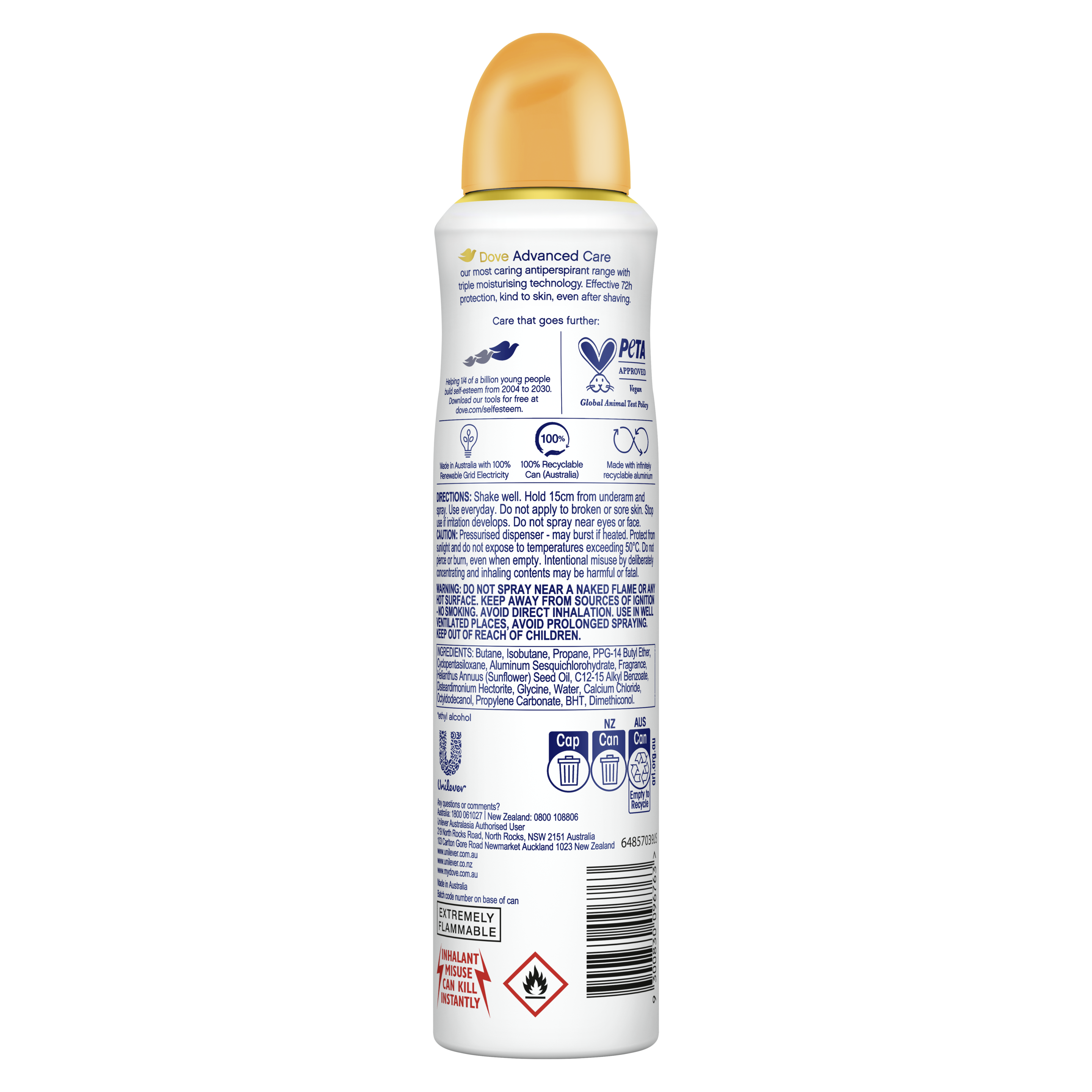 Advanced Antiperspirant Aerosol Passion fruit & Lemongrass