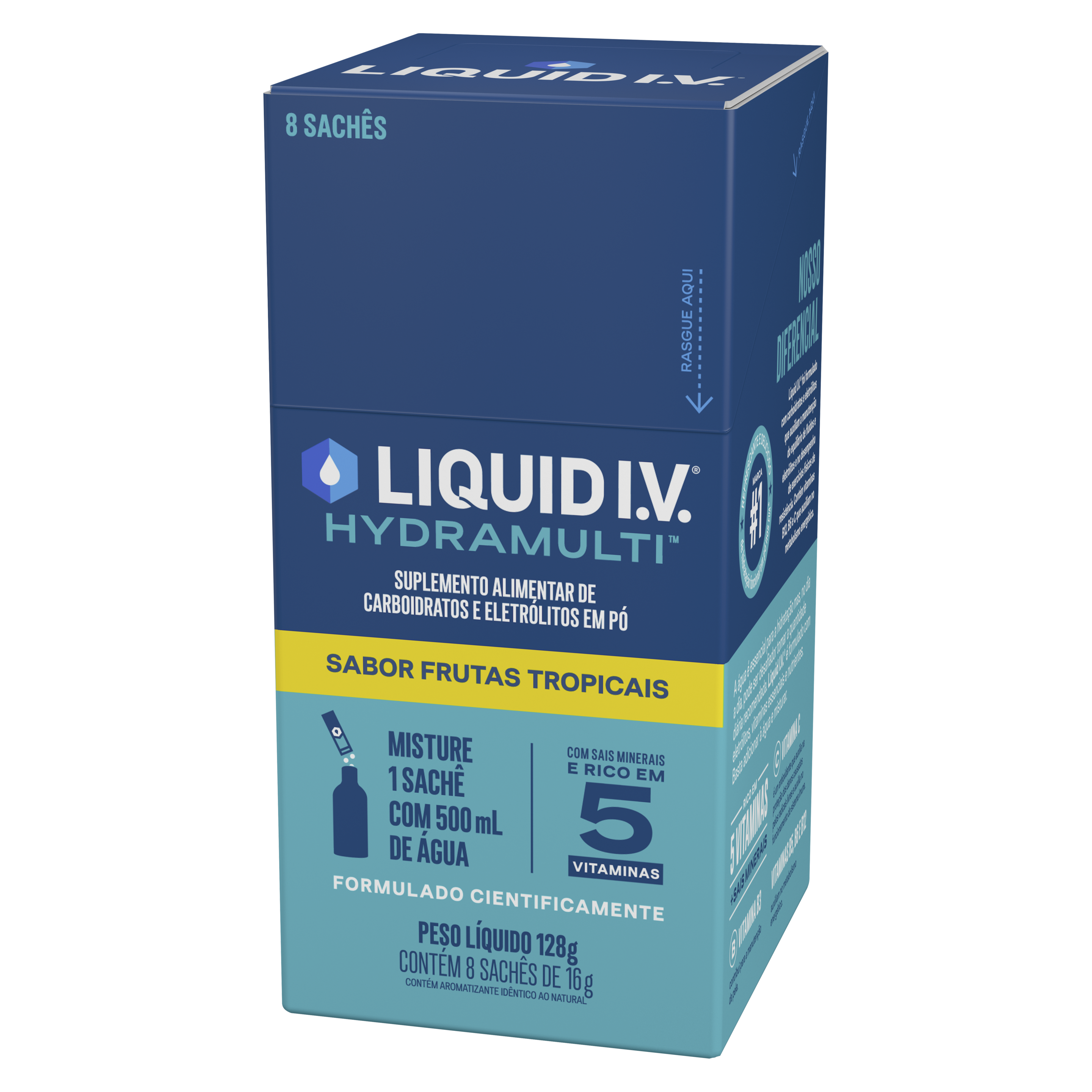 Liquid IV FRUTAS TROPICAIS CAIXA - Front