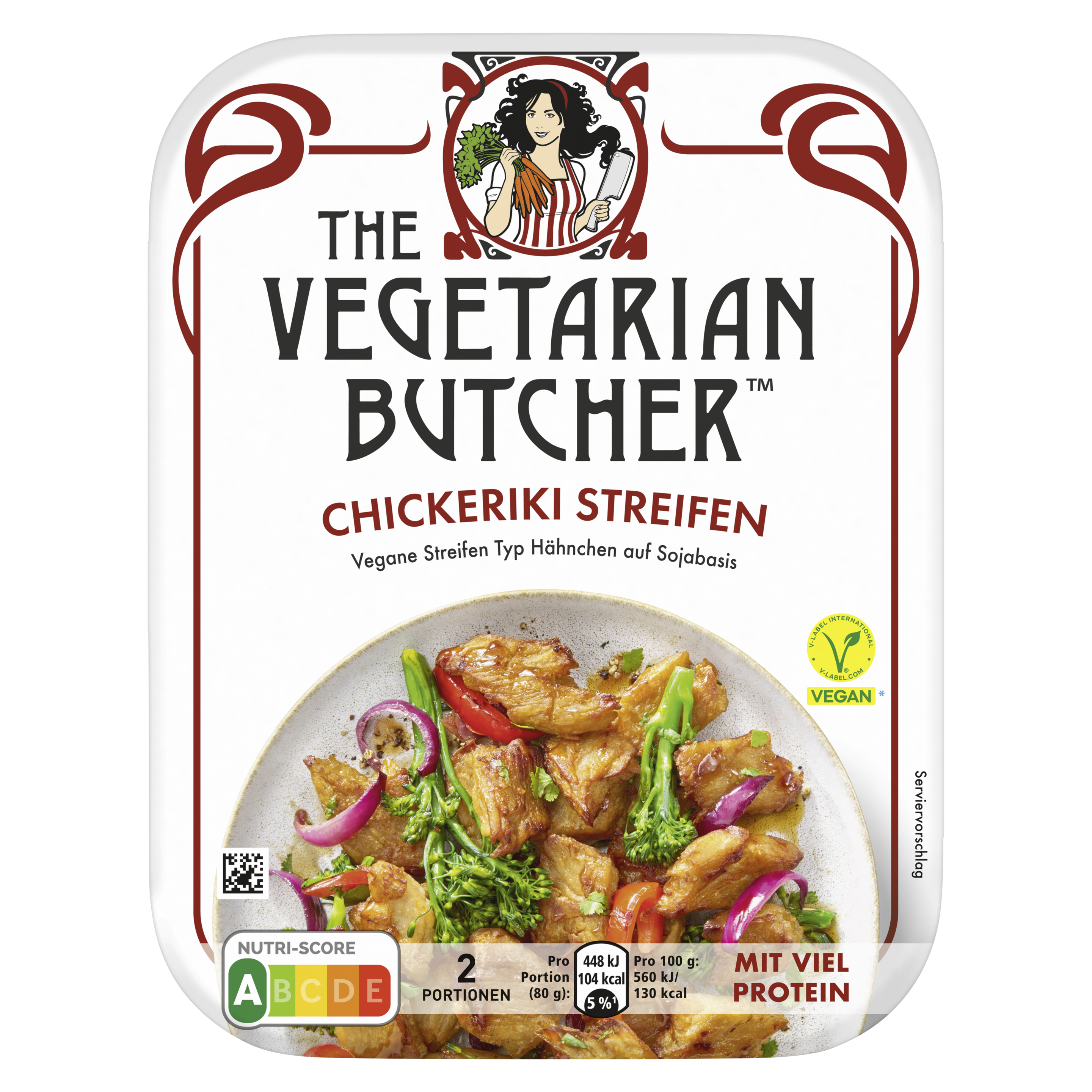 Vegane Chickeriki Streifen würzig mediterran 160g