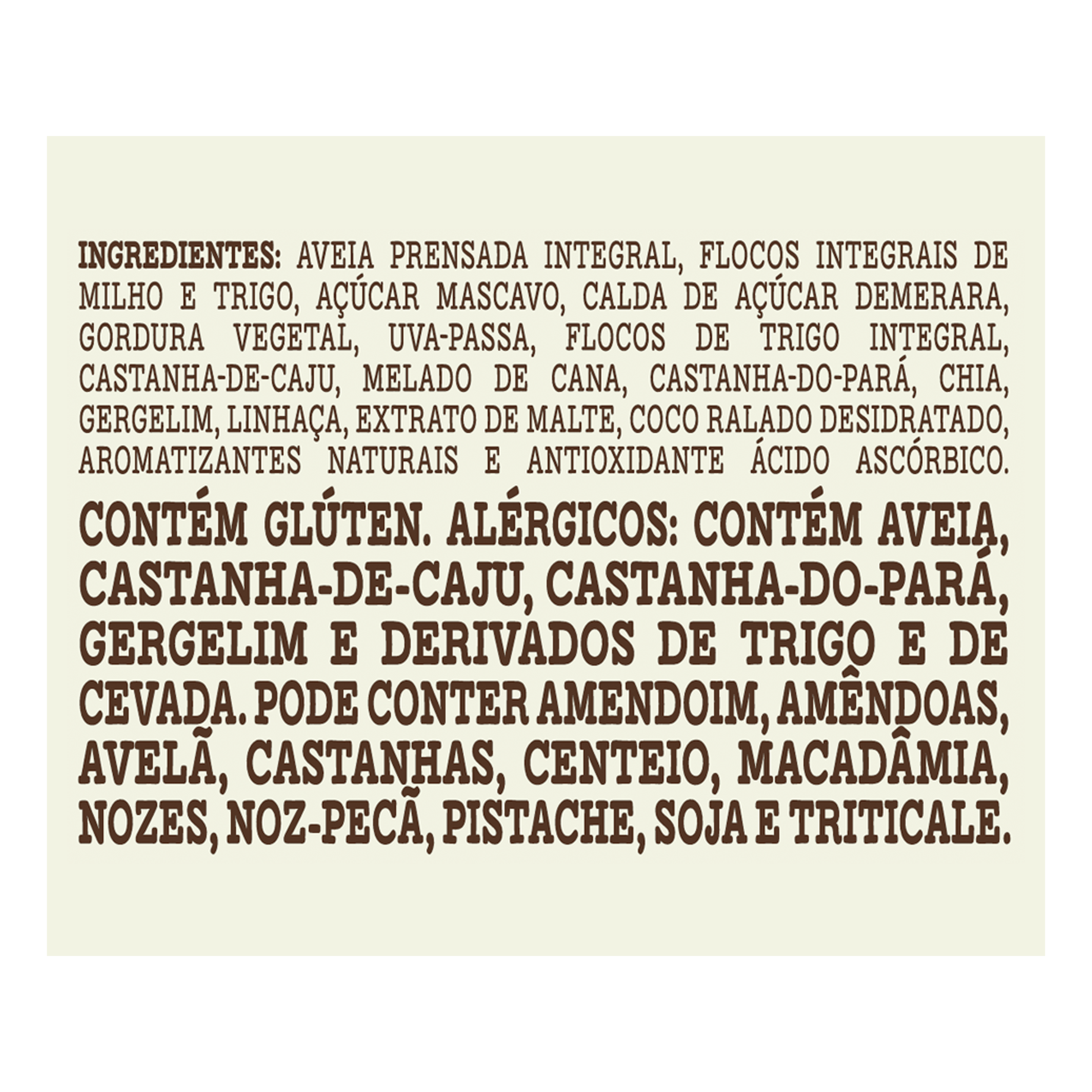 Granola Tradicional com Castanhas Brasileiras