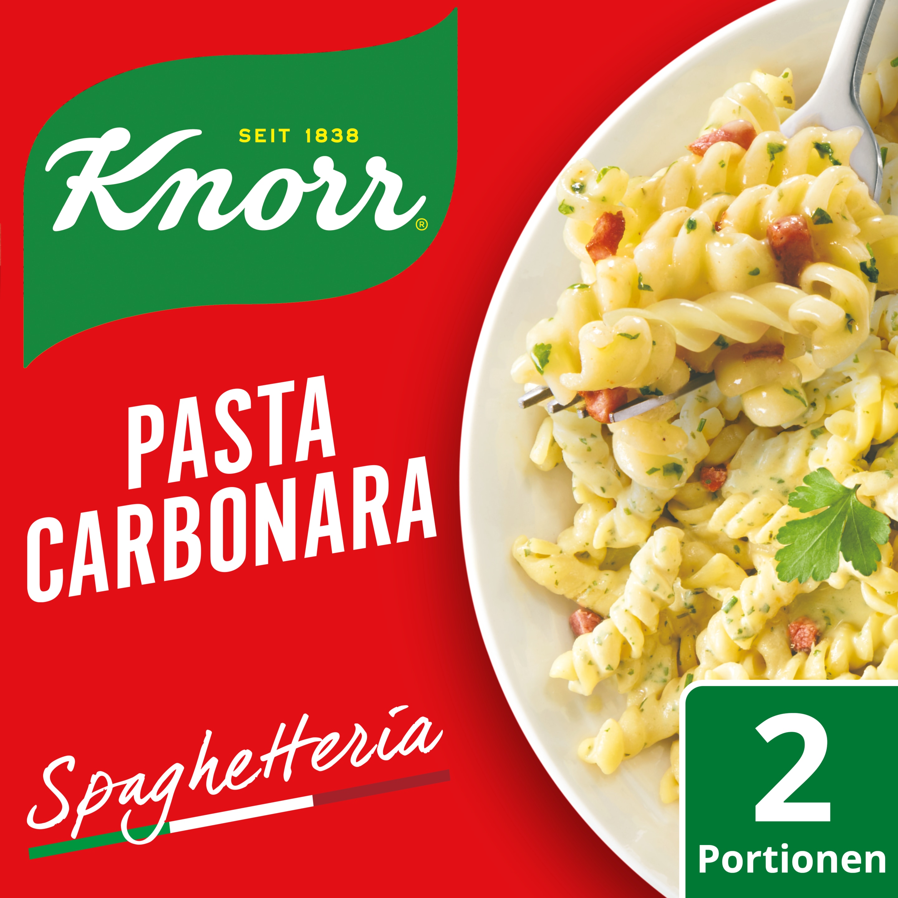 Knorr Spaghetteria Carbonara Nudel-Fertiggericht 211g Beutel