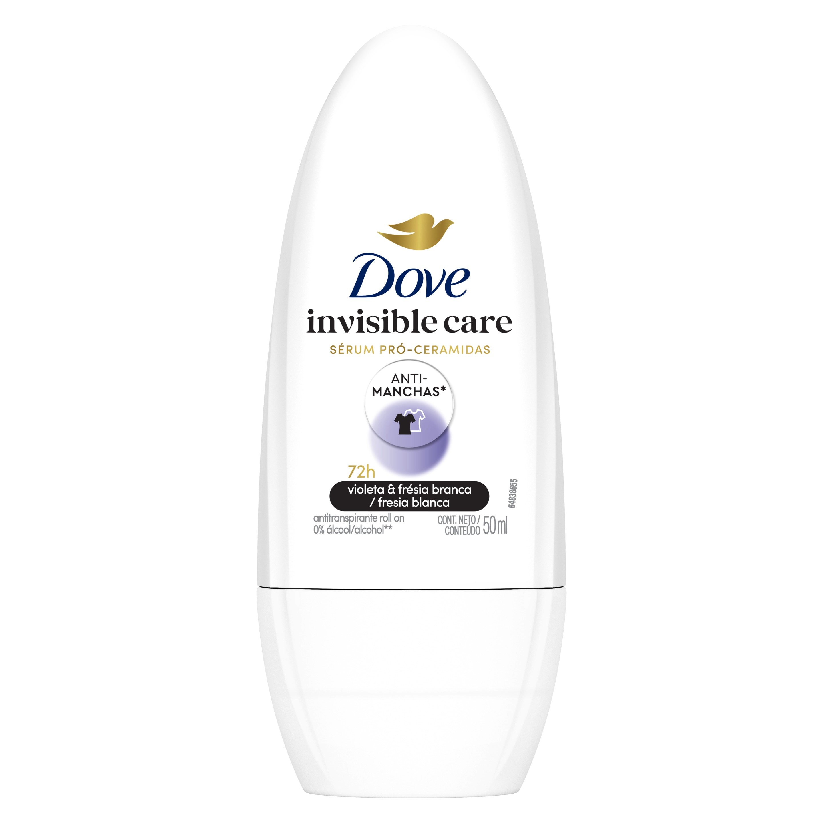 Antitranspirante roll on Dove invisible dry 50mlL