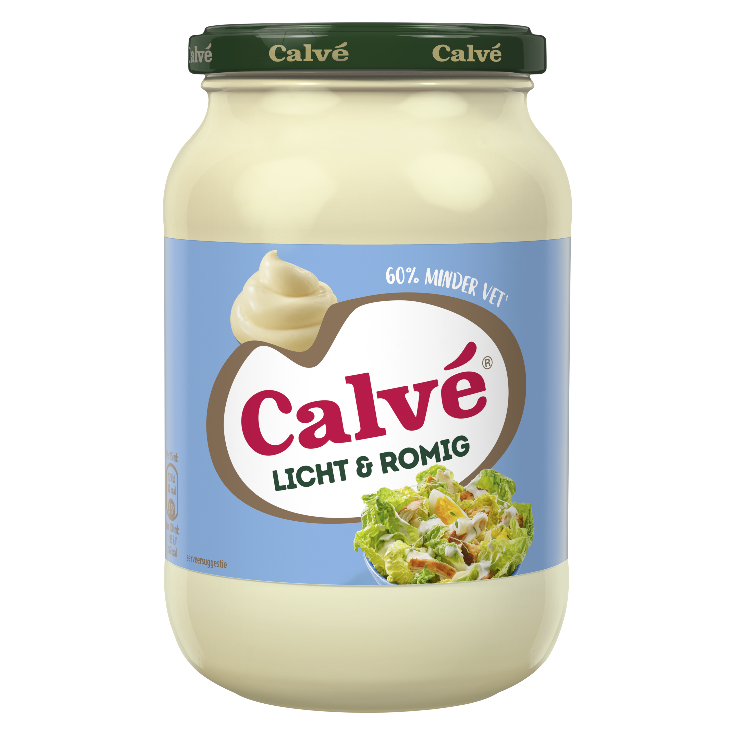 Calve Mayonaise Licht & Romig Pot 650 ml