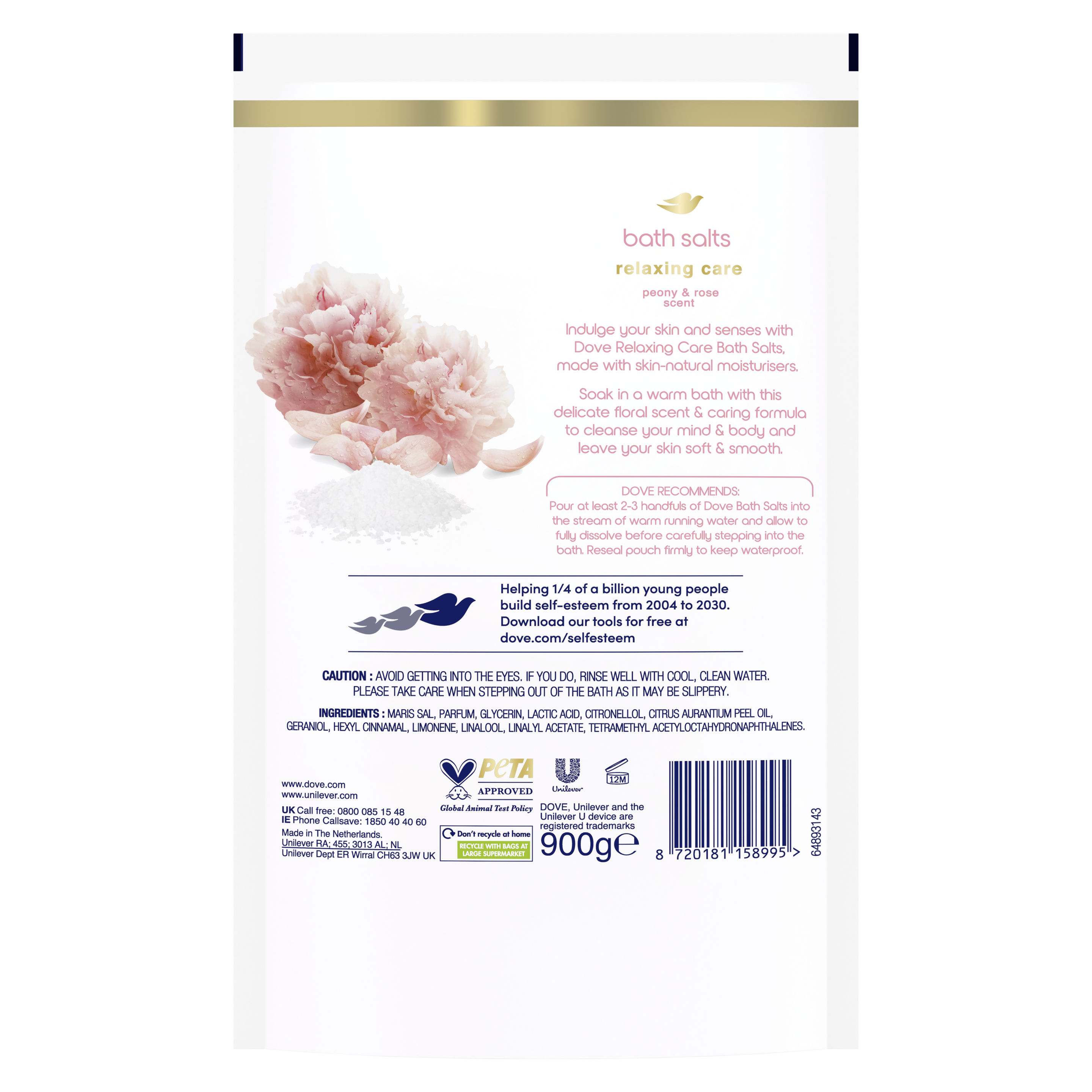 Renewing Care Bath Salts, Stacey Solomon Limited Edition