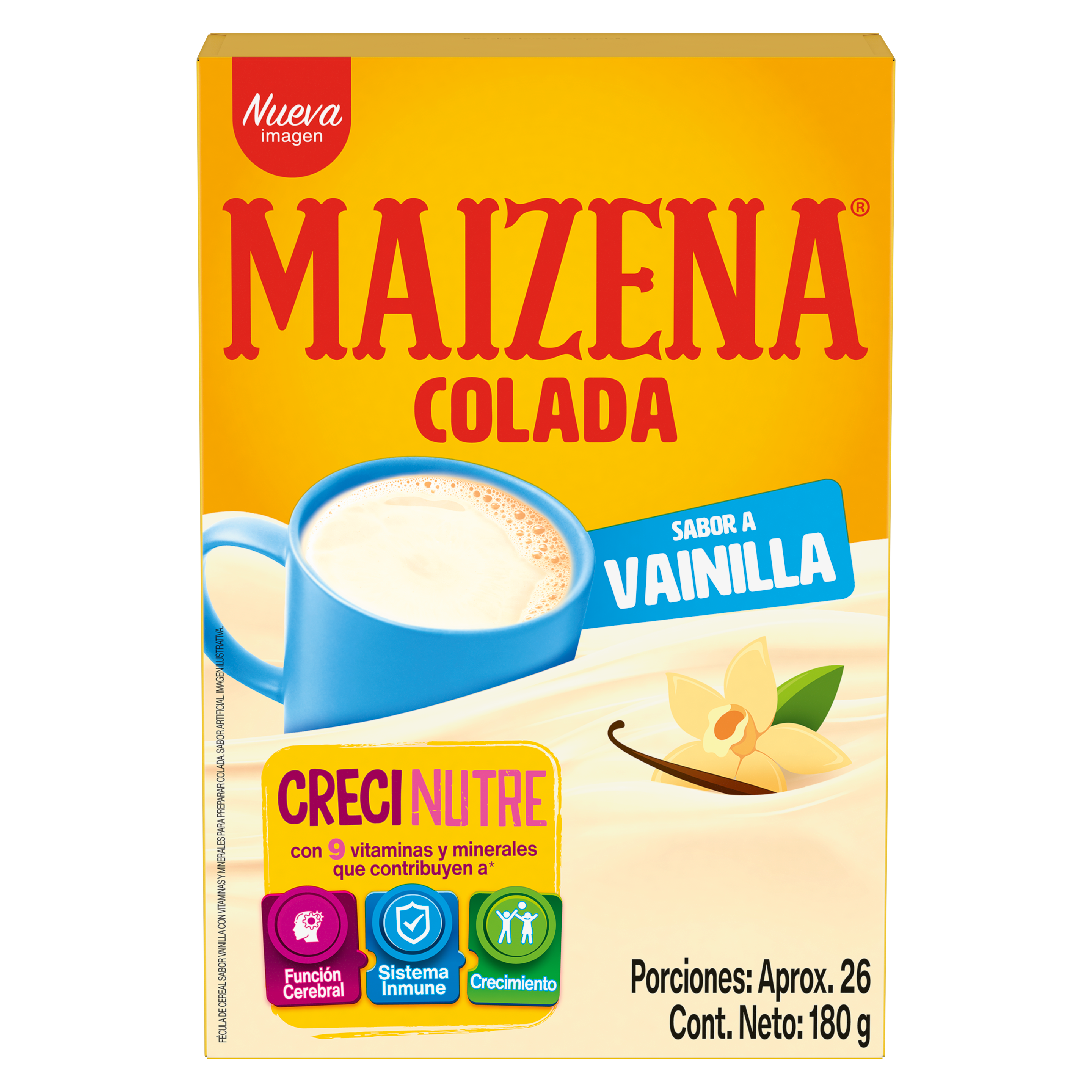 Colada Maizena De Vainilla 180gr packshot