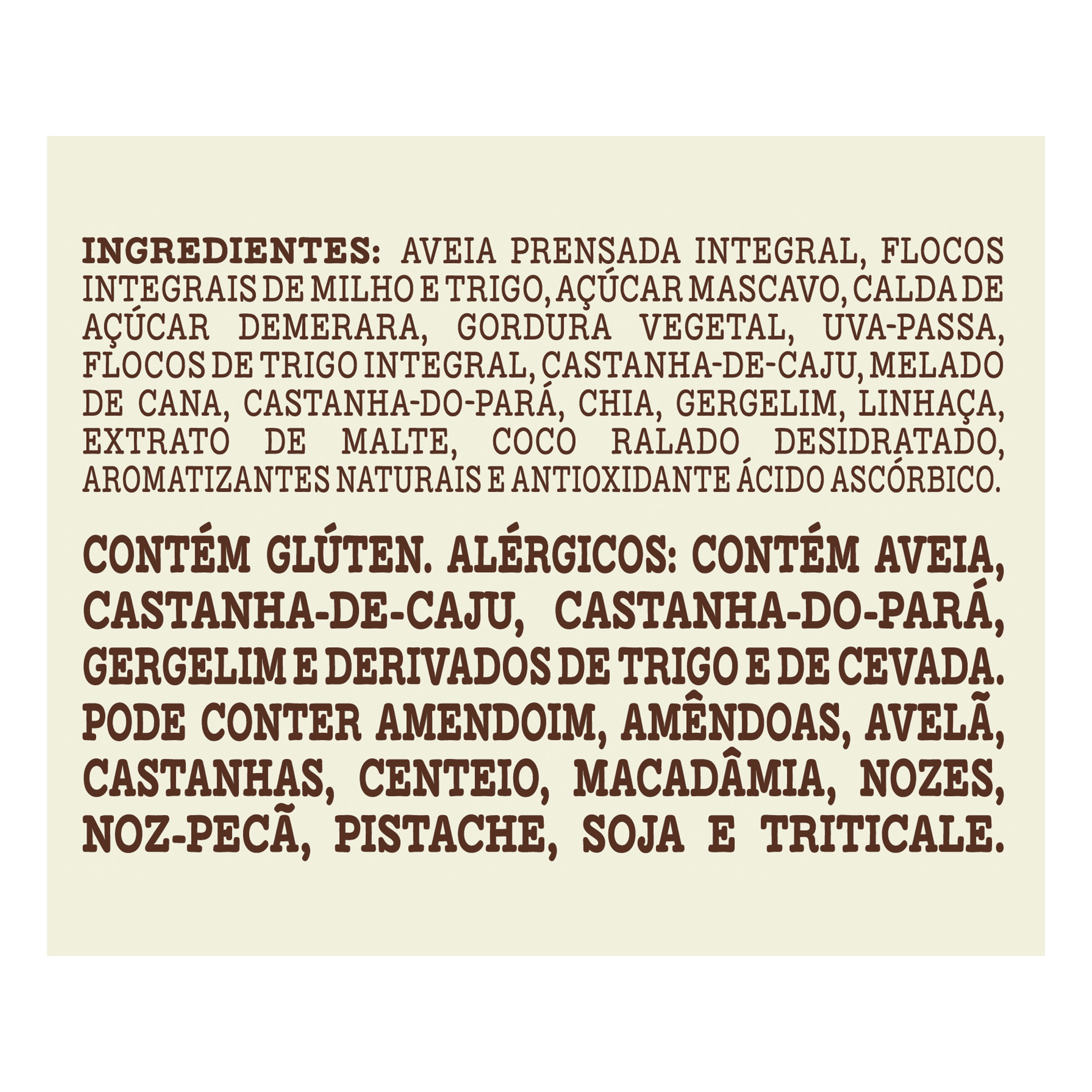 Granola Tradicional com Castanhas Brasileiras