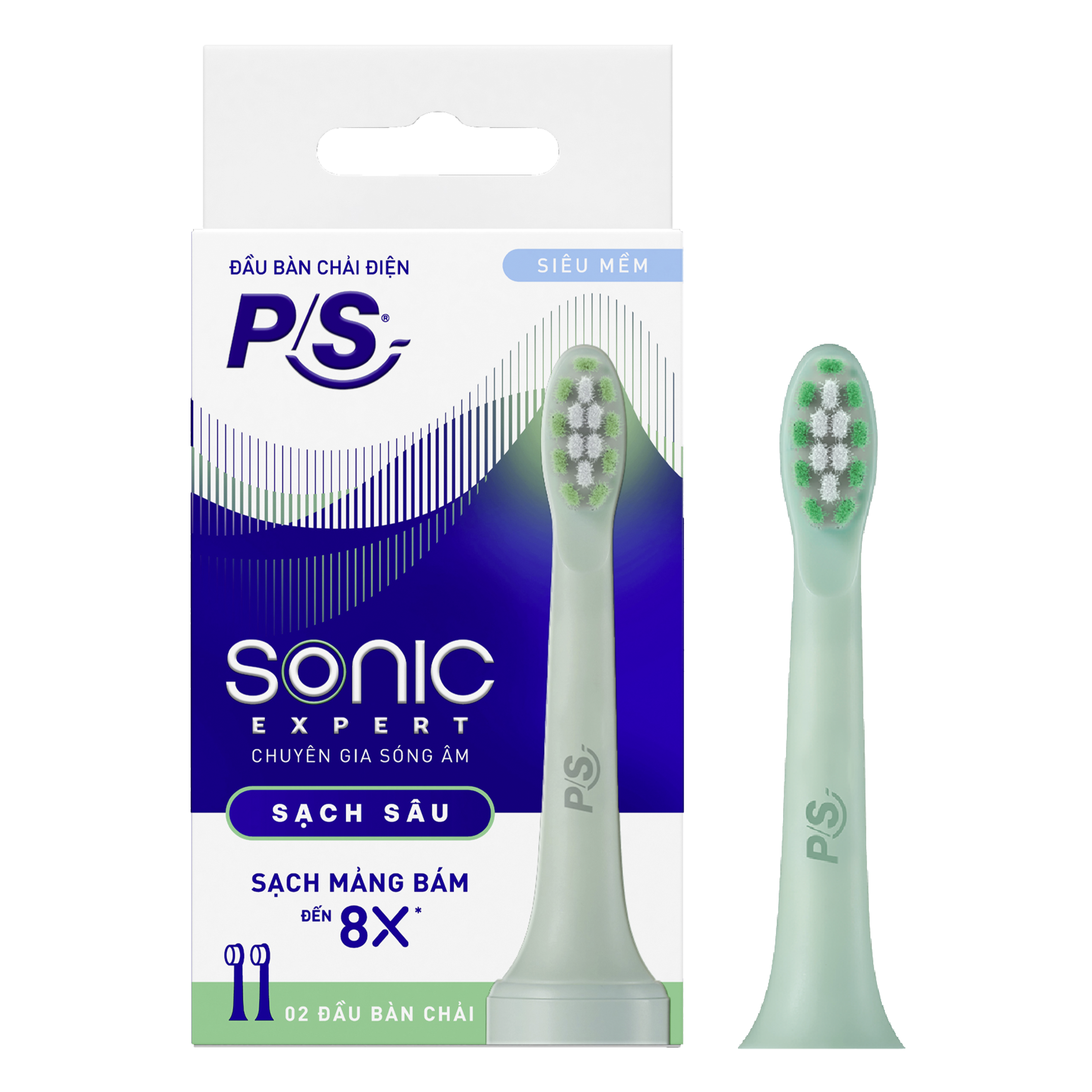 Đầu Bàn Chải Điện P/S Sonic Expert - Màu Xanh Mint