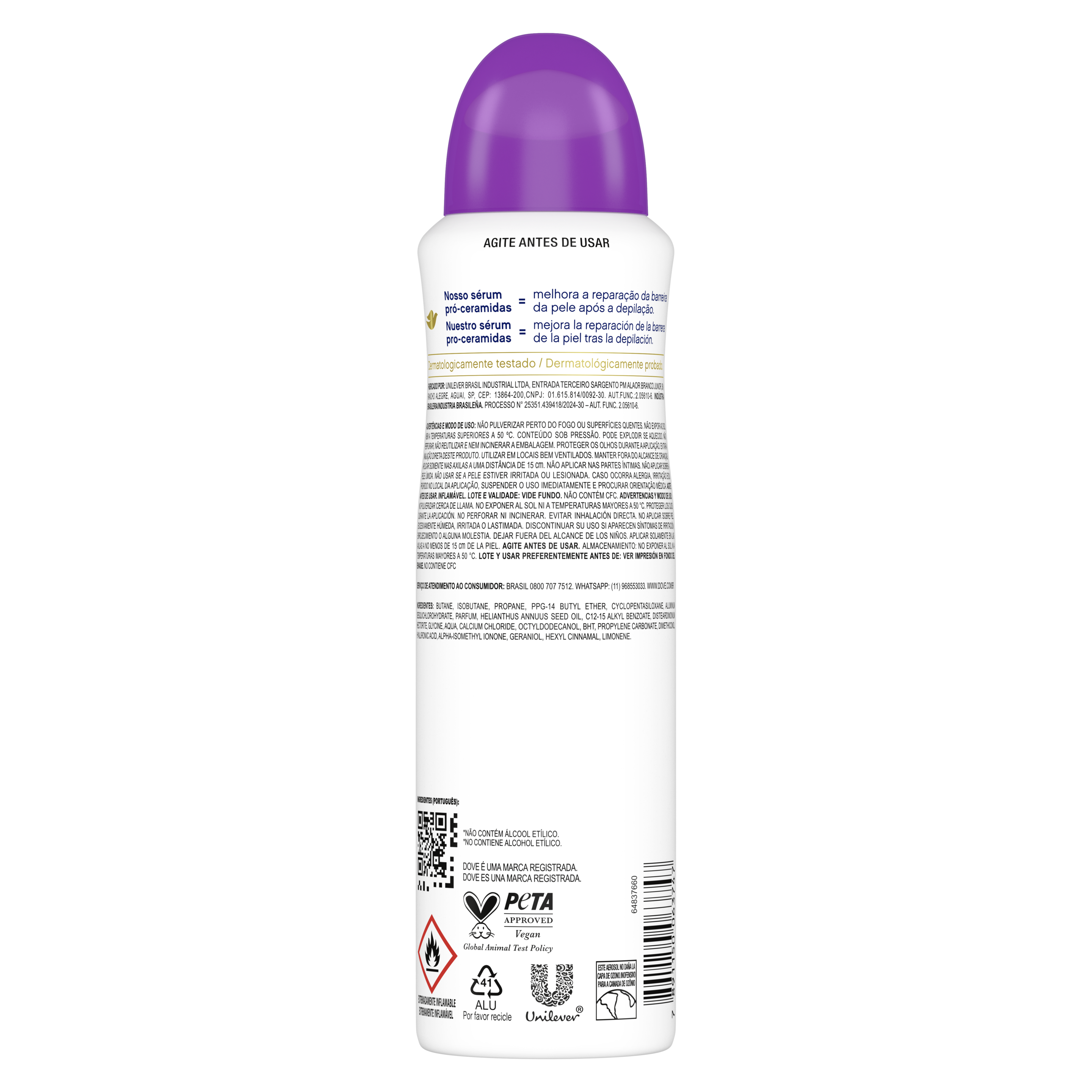 Antitranspirante Aerosol Dove Go Fresh Amora & Flor de Lótus