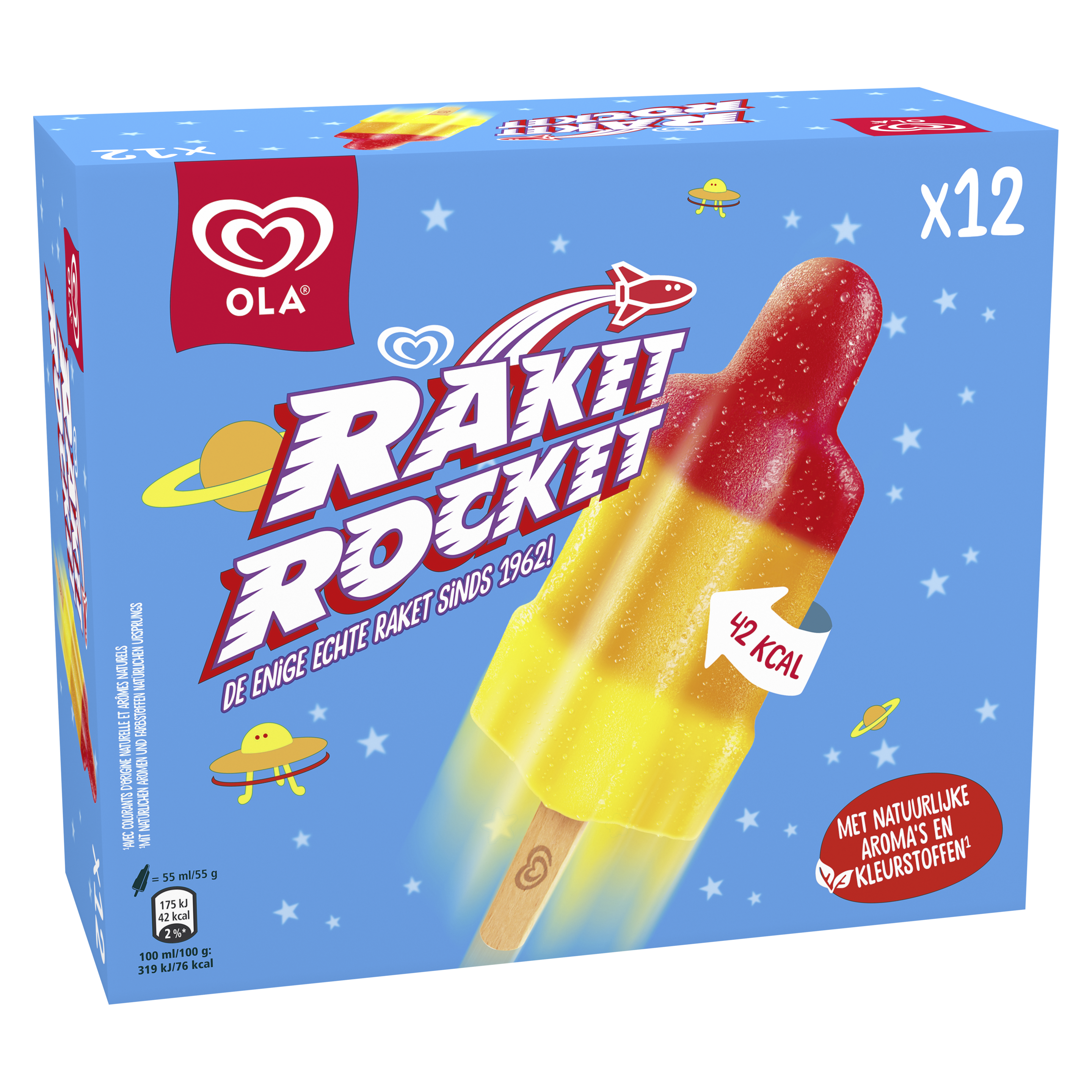Raket 12 stuks packshot