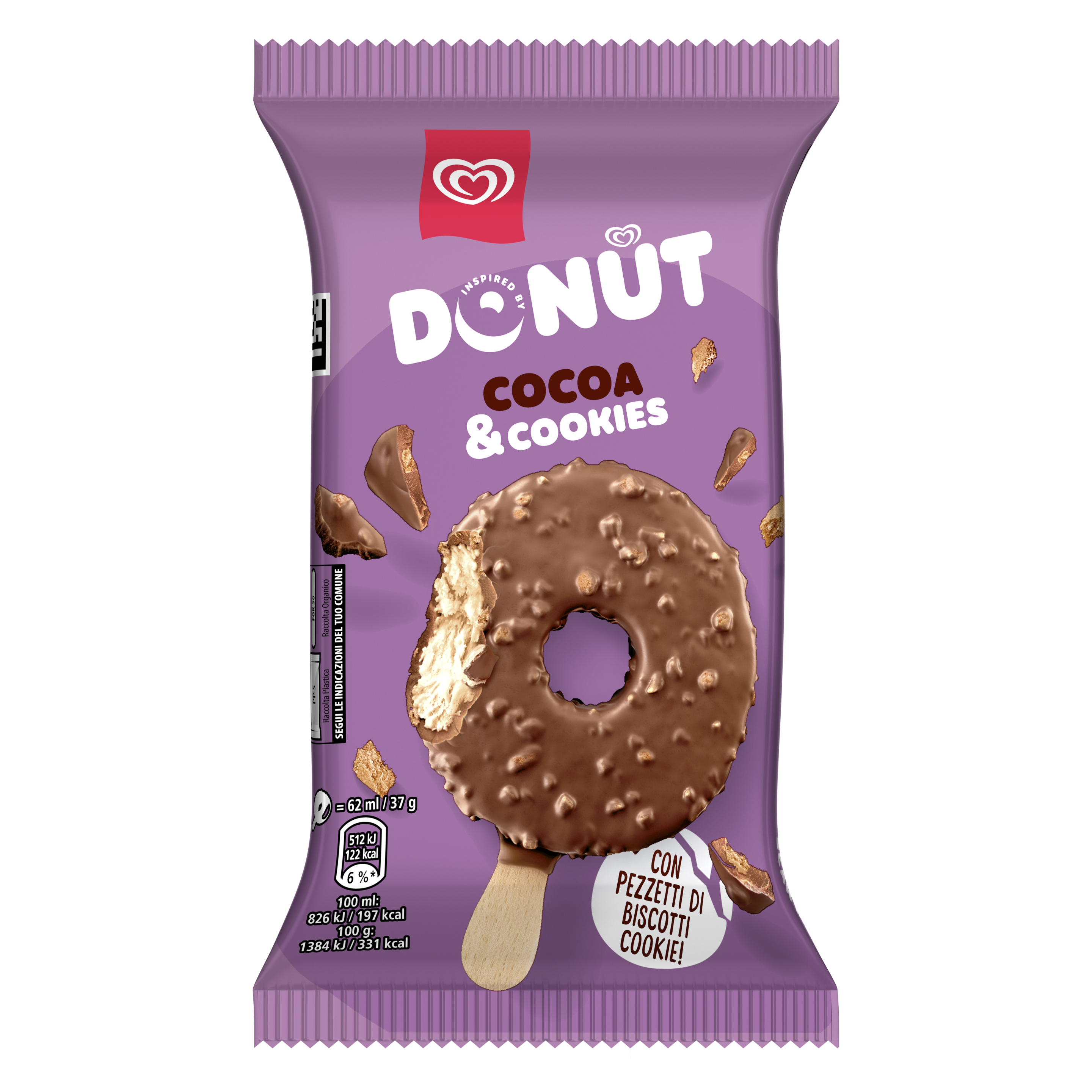 OLA Donut Cocoa & Cookie packshot