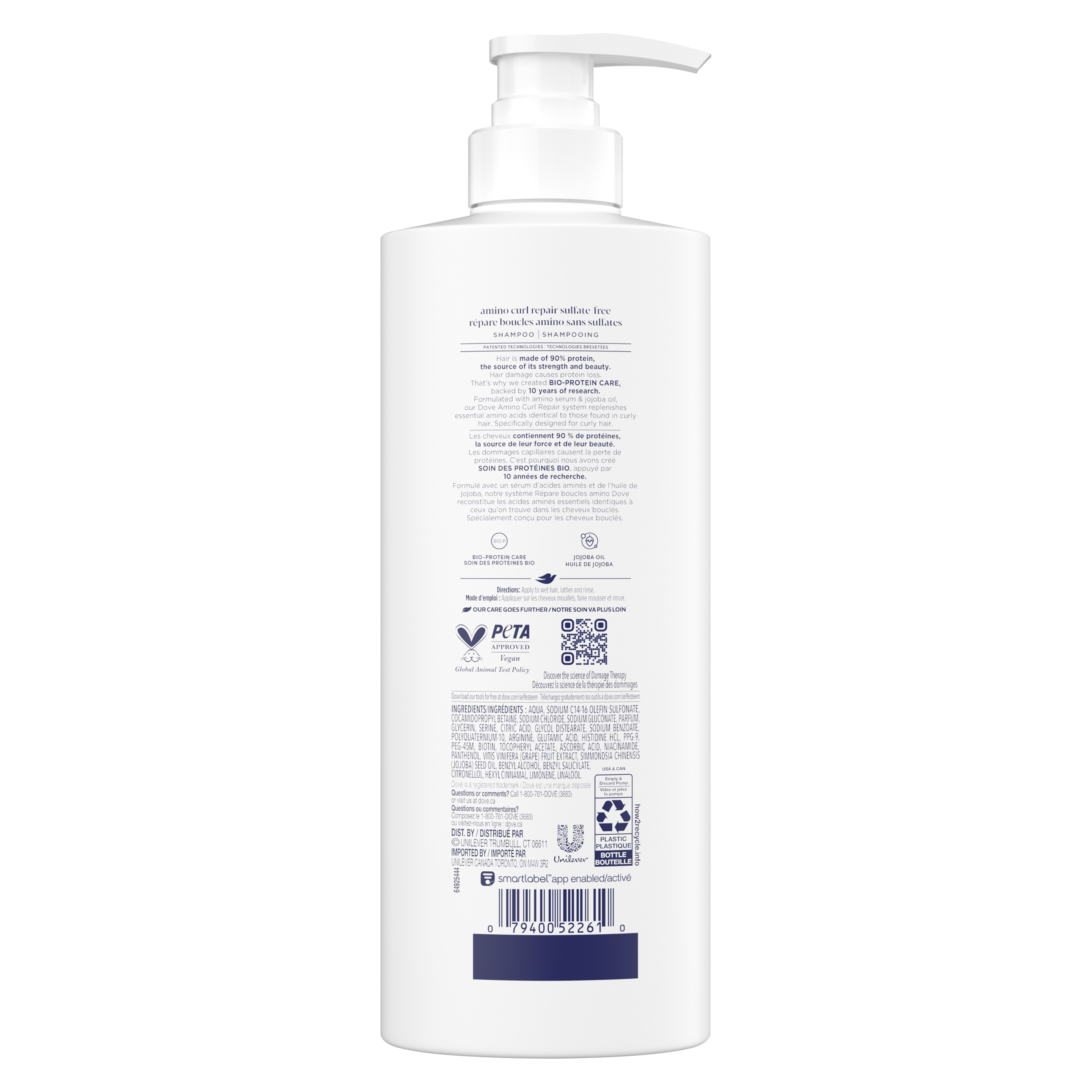 Dove Damage Therapy Amino Curl Repair Shampoo