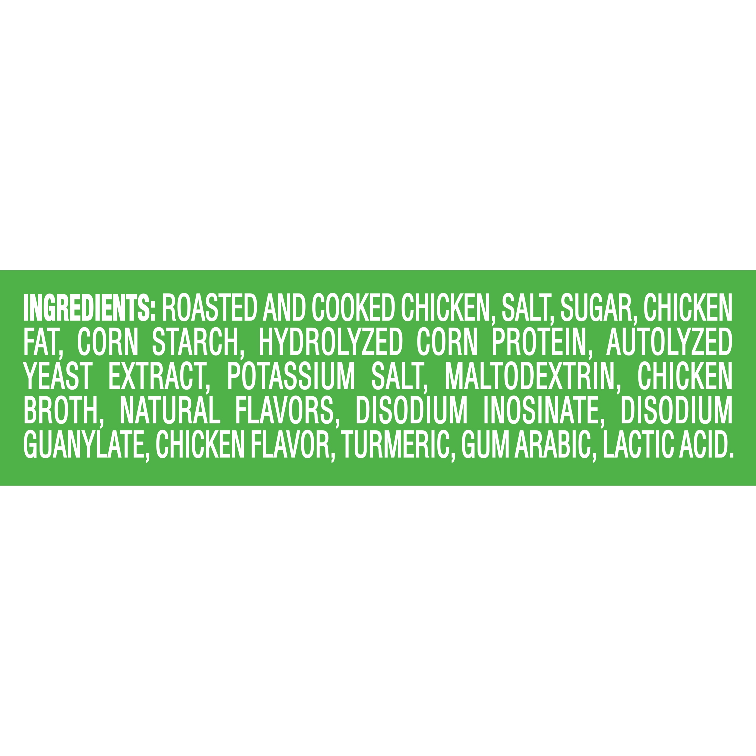 Roasted Chicken Premium Flavor Base Ingredient Label
