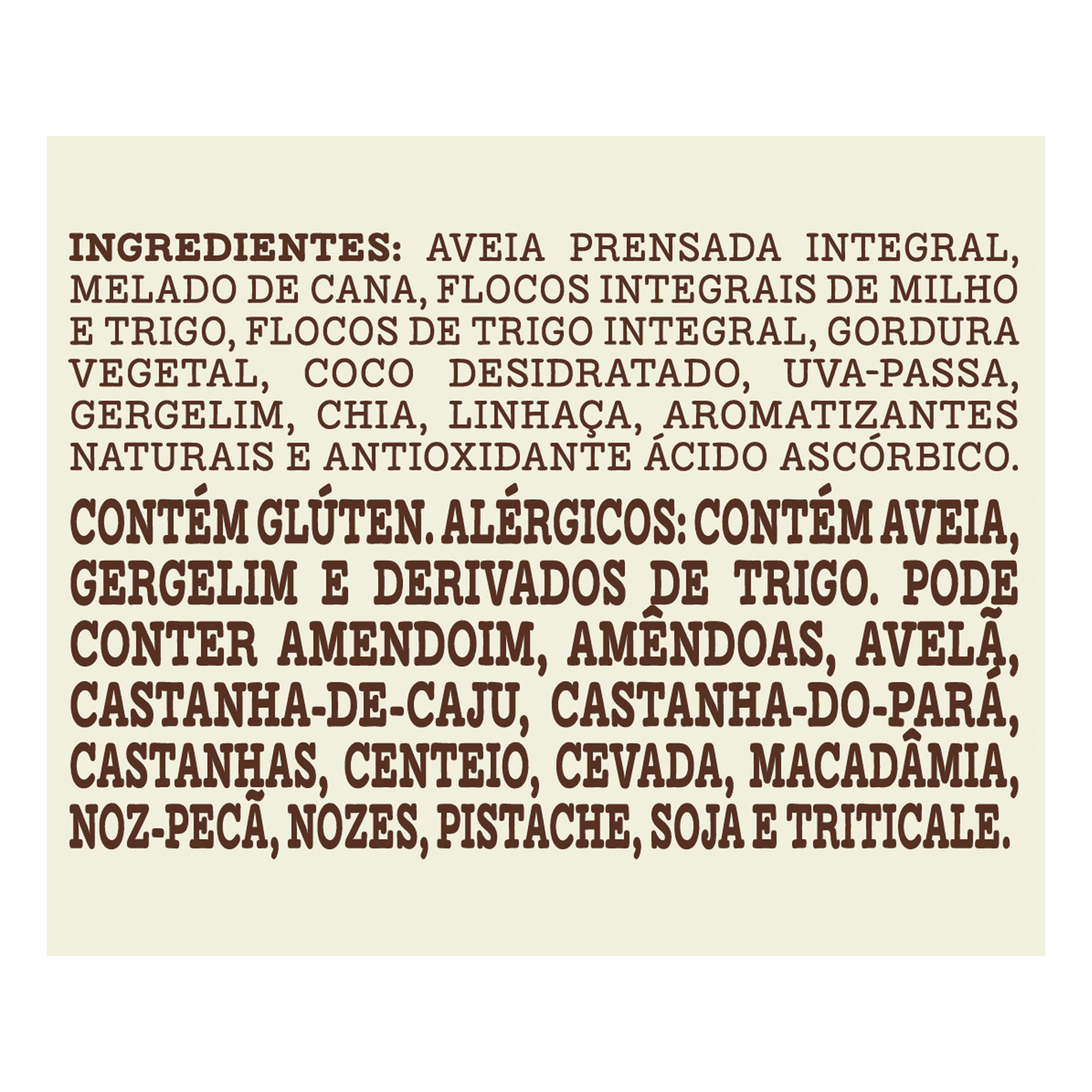 Granola Frutas e Mel Vegano