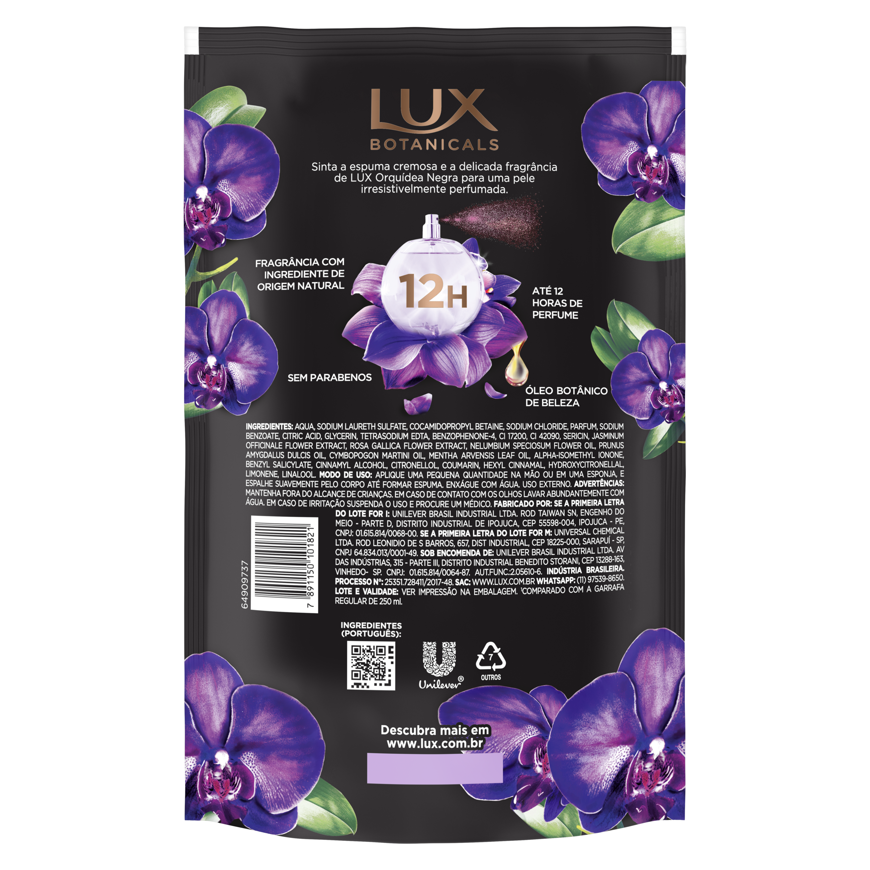 Sabonete Líquido Orquídea Negra