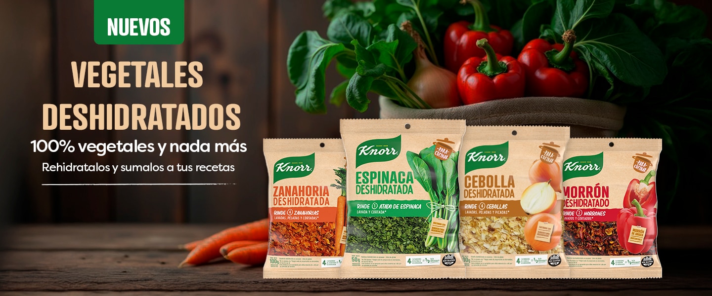 Vegetales Deshidratados de Knorr