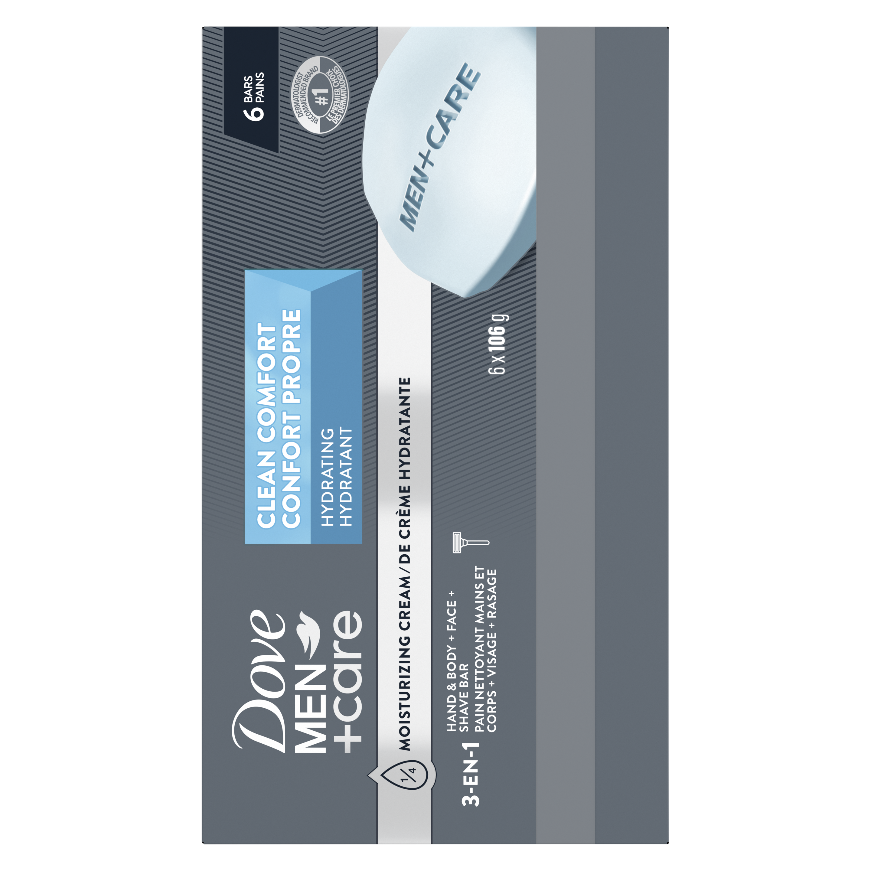 Dove Men+Care Clean Comfort Body and Face Bar