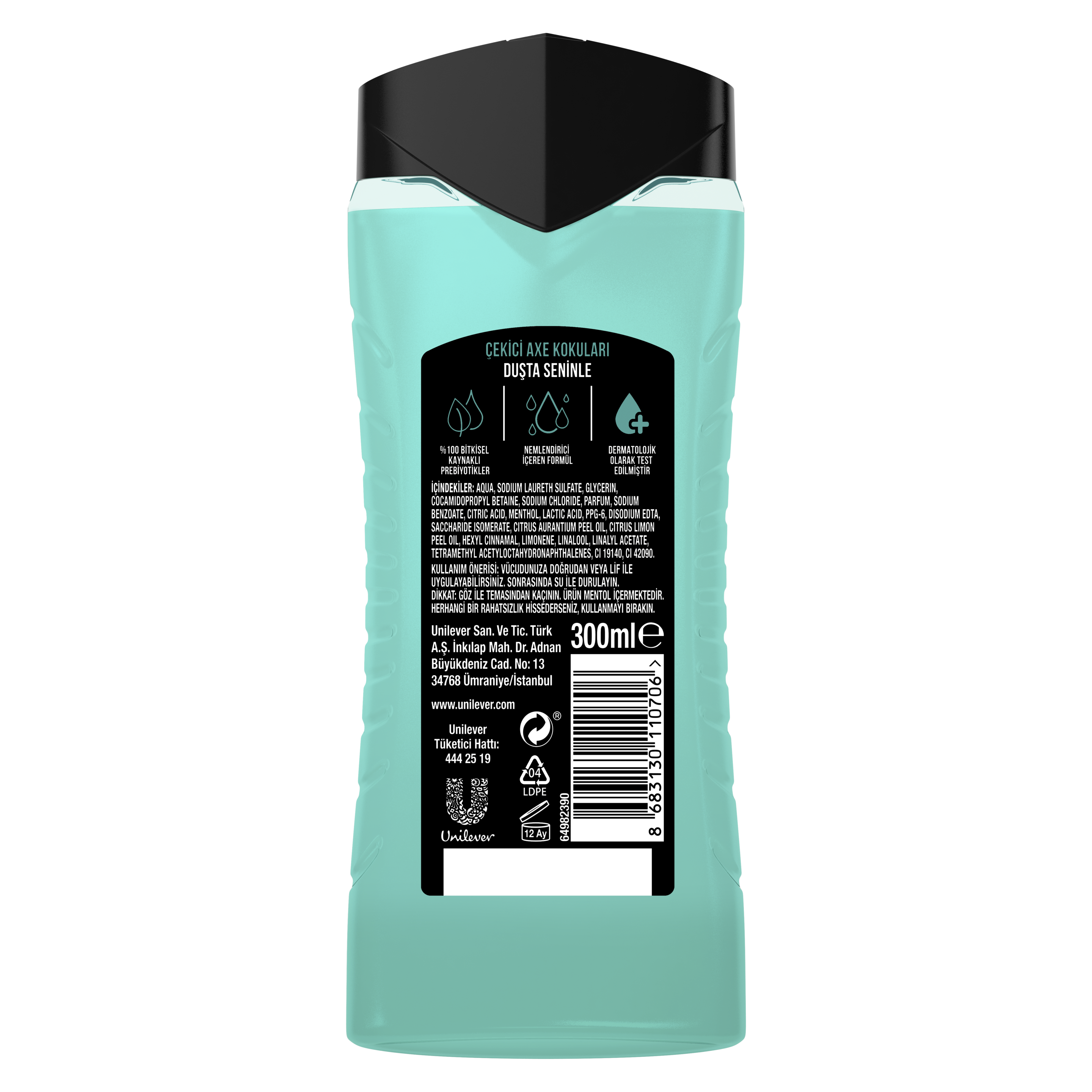 Axe Duş Jeli Ice Chill 300 ML