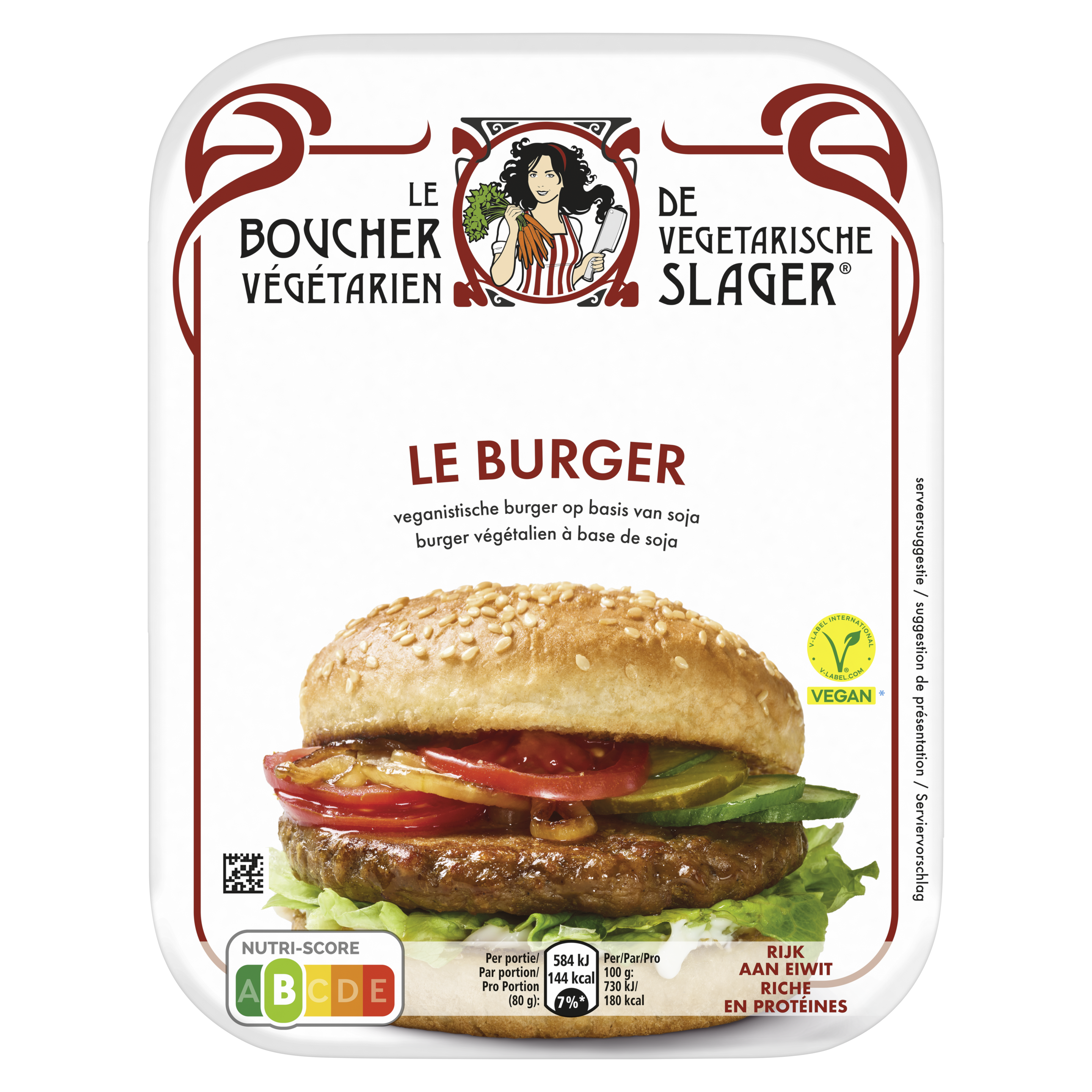 De Vegetarische Slager Le Burger 160gr