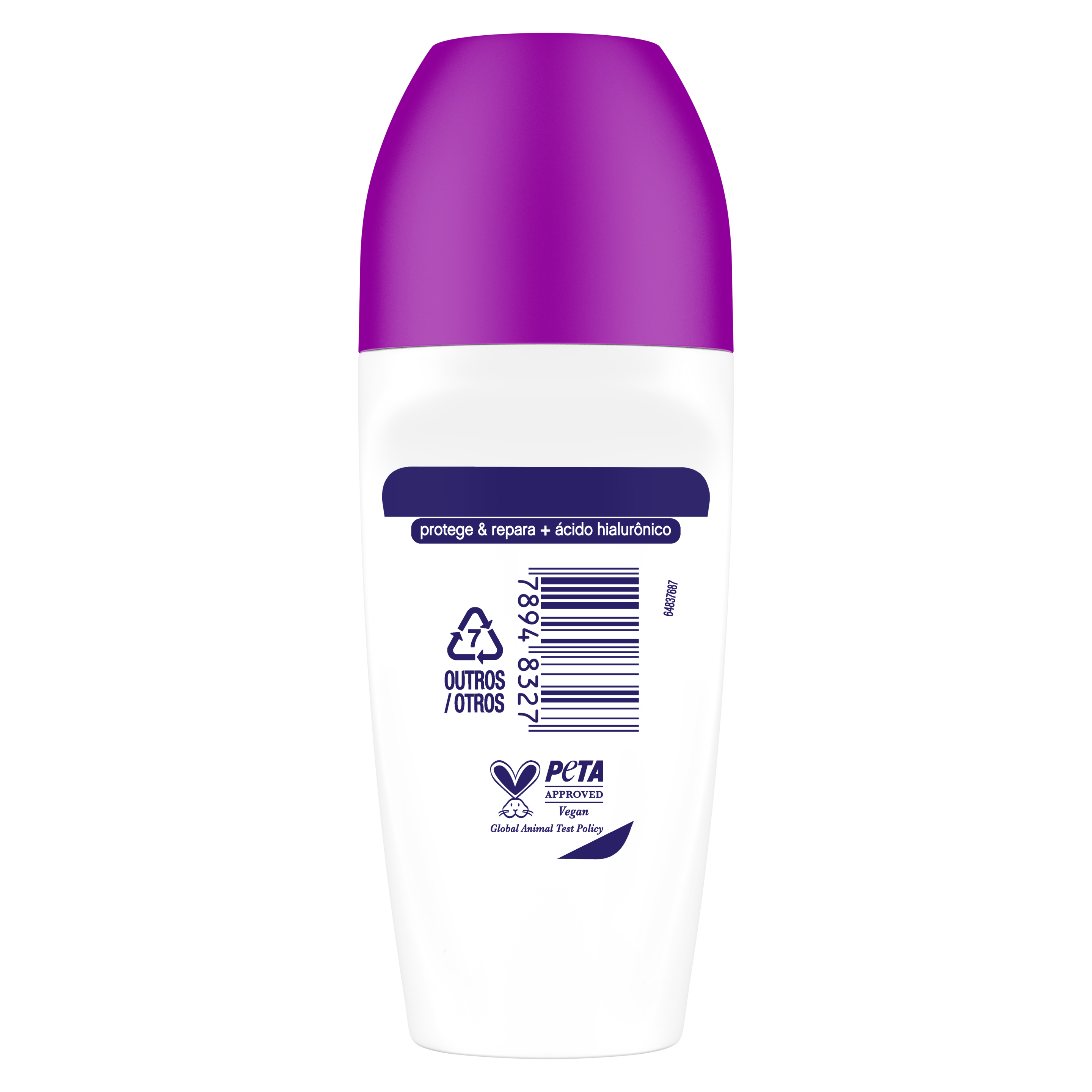 Desodorante Antitranspirante Roll-On Dove Fresh Care Lavanda e Baunilha