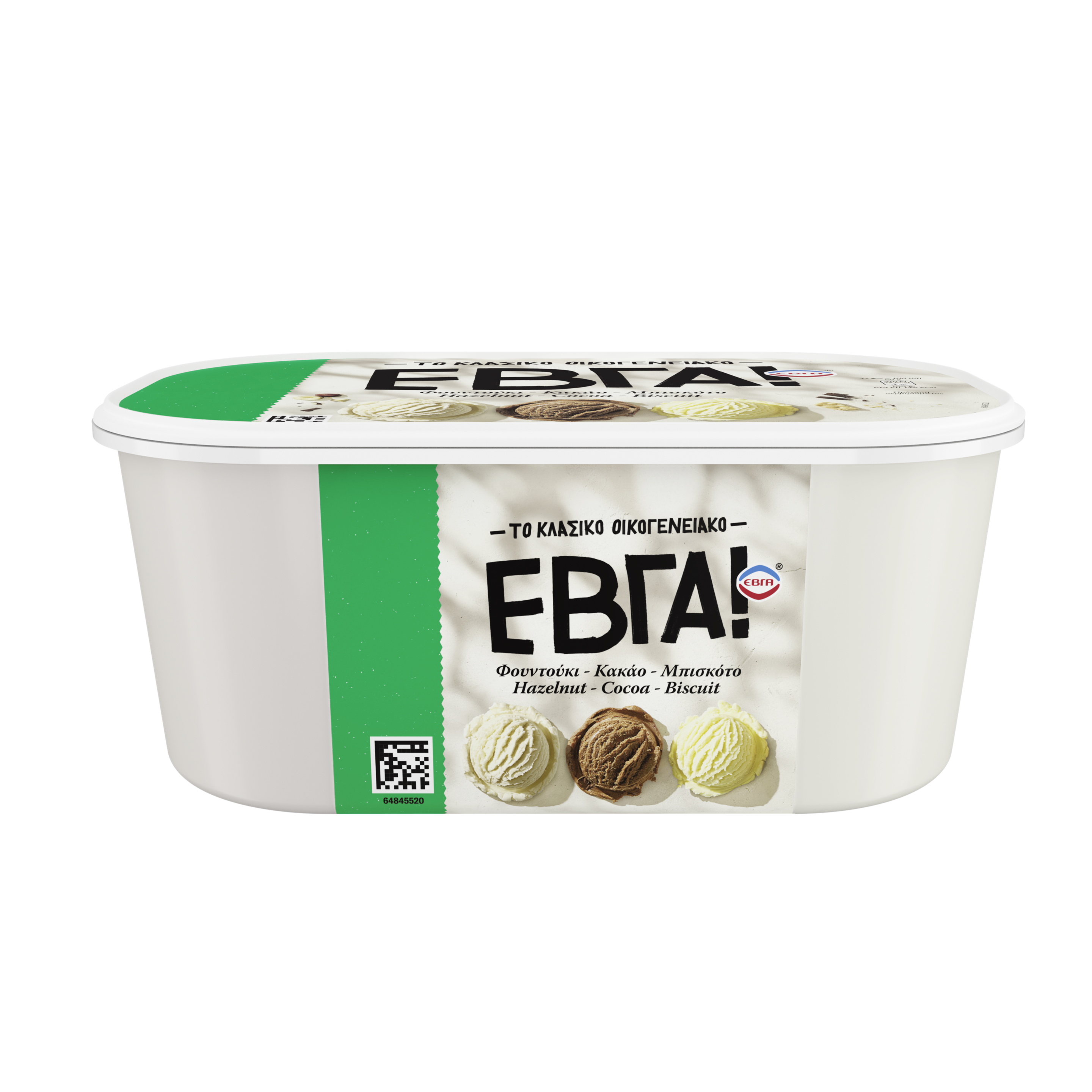 ΕΒΓΑ Φουντούκι-Κακάο-Μπισκότο 2700ml packshot