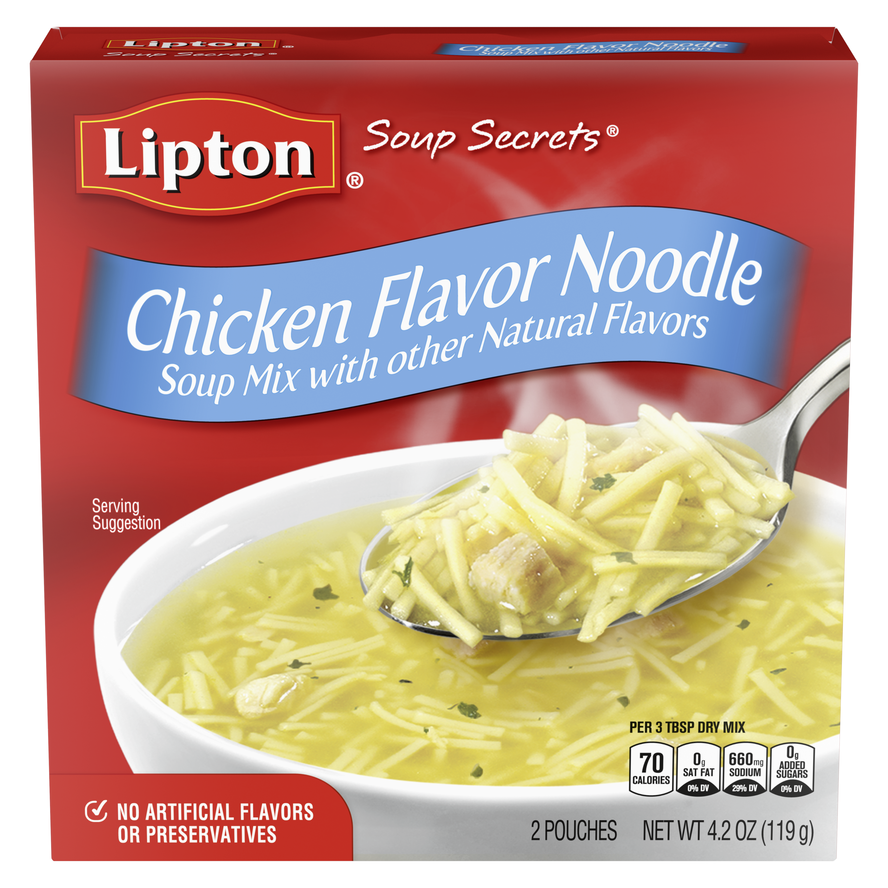Lipton Chicken Flavor Noodle Soup Mix