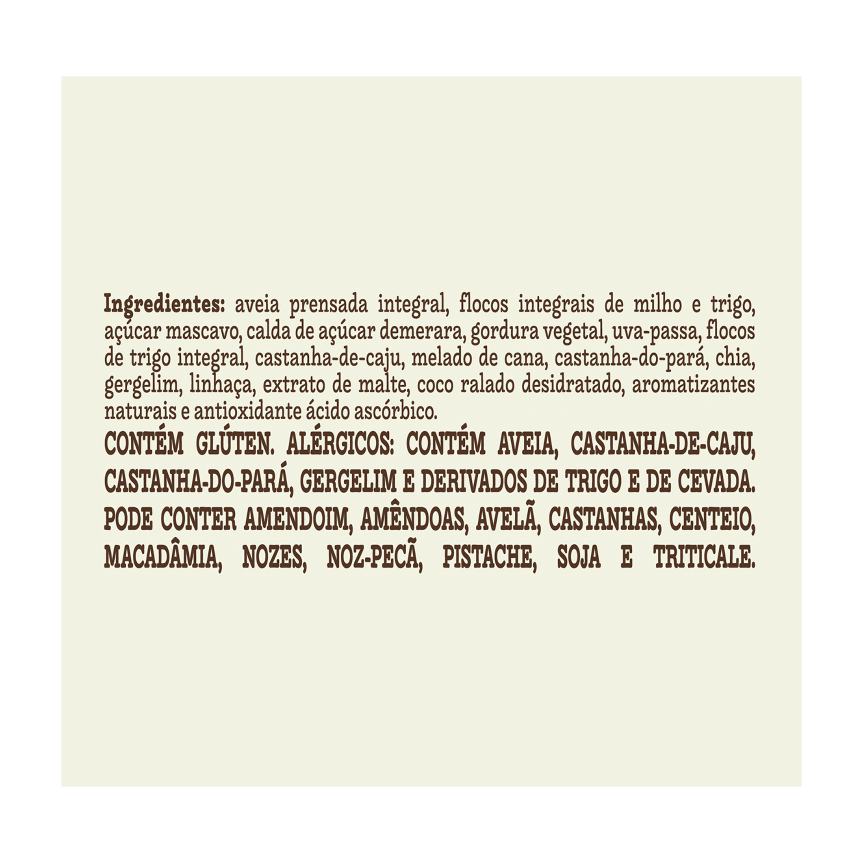 Granola Tradicional com Castanhas Brasileiras