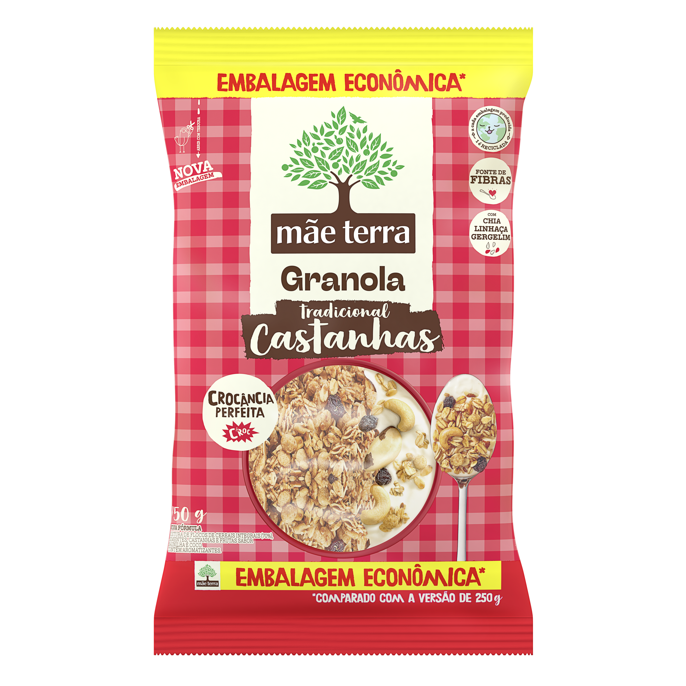 Granola Tradicional com Castanhas Brasileiras