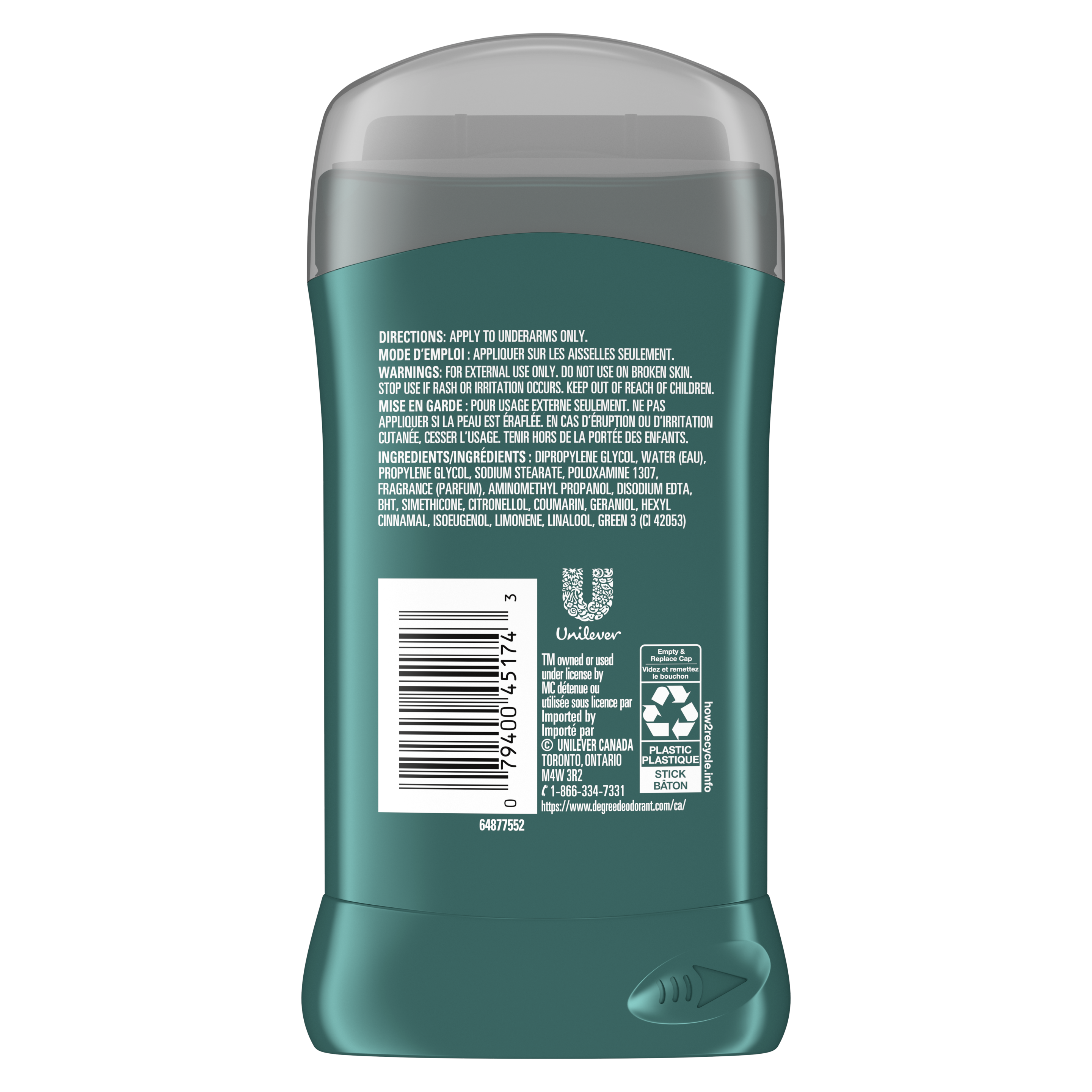 Degree® Men Cool Rush Deodorant Stick 85g
