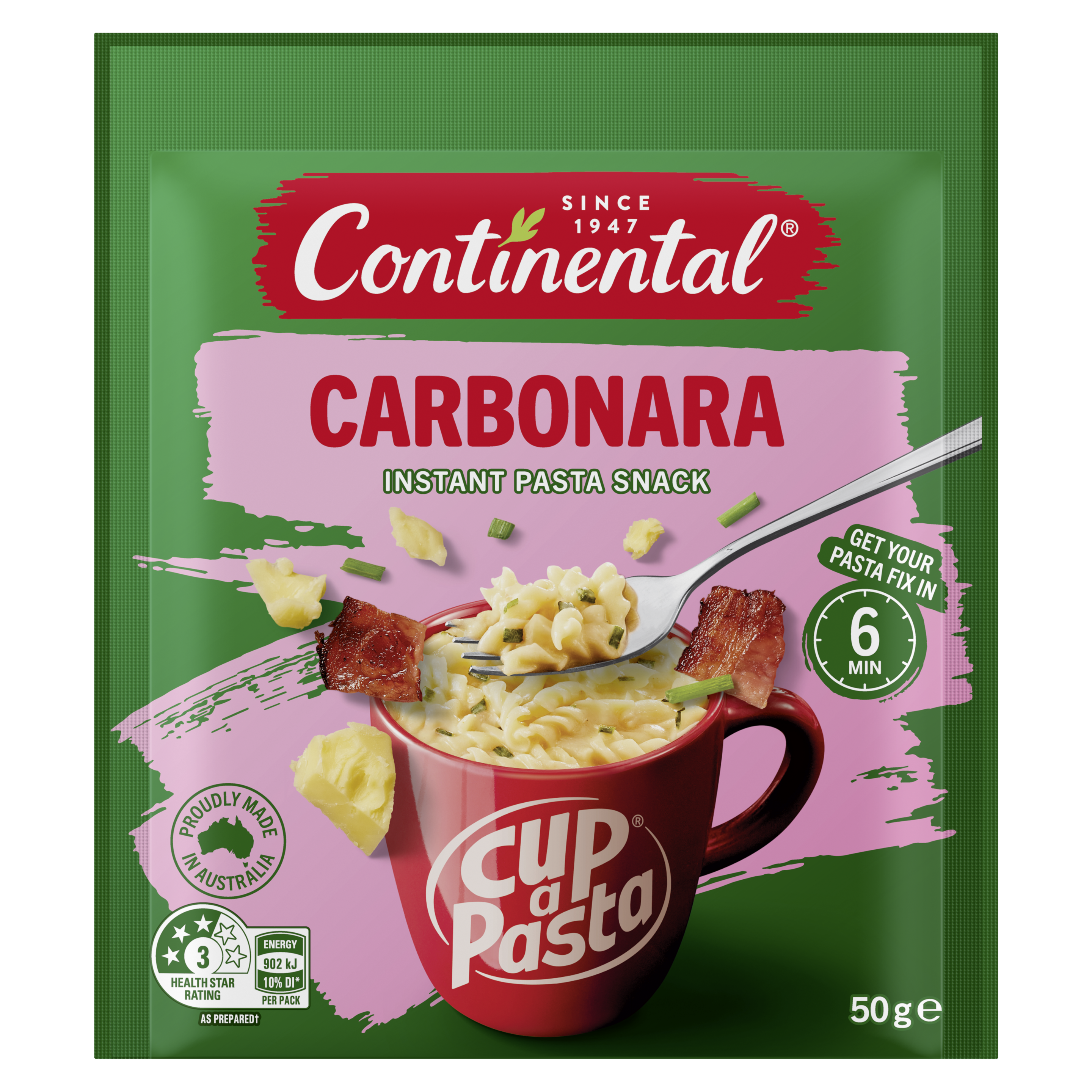 Cup A Pasta Carbonara
