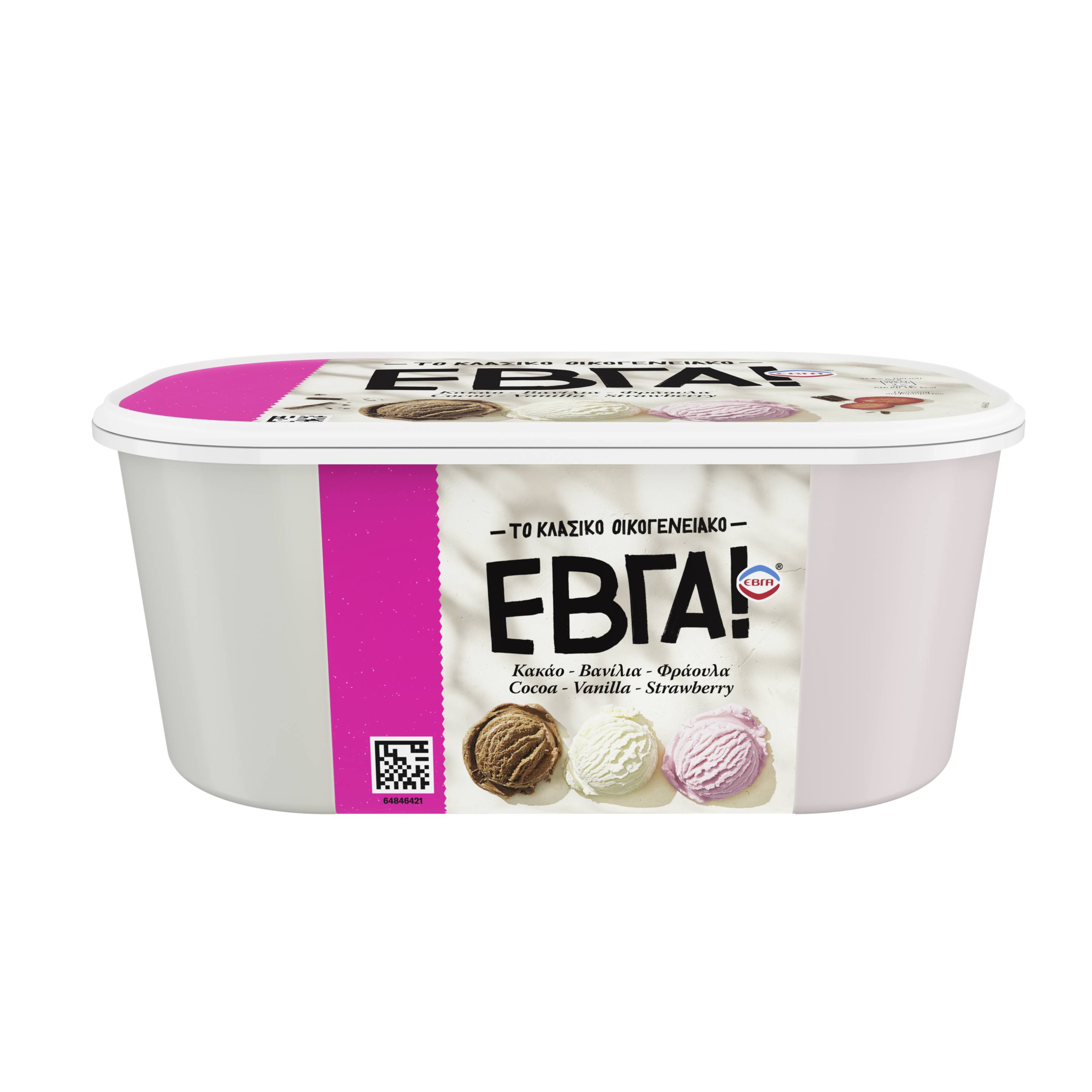 ΕΒΓΑ Κακάο-Βανίλια-Φράουλα 2700ml packshot