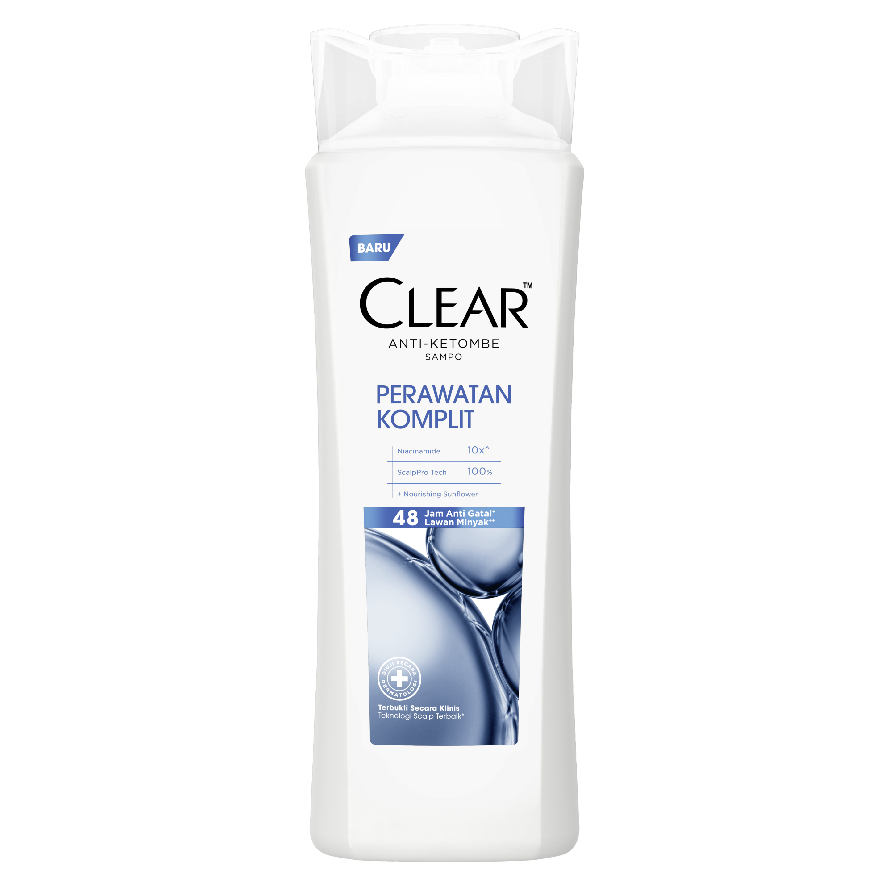 CLEAR Perawatan Komplit - Sampo Anti Ketombe & Gatal 160ml